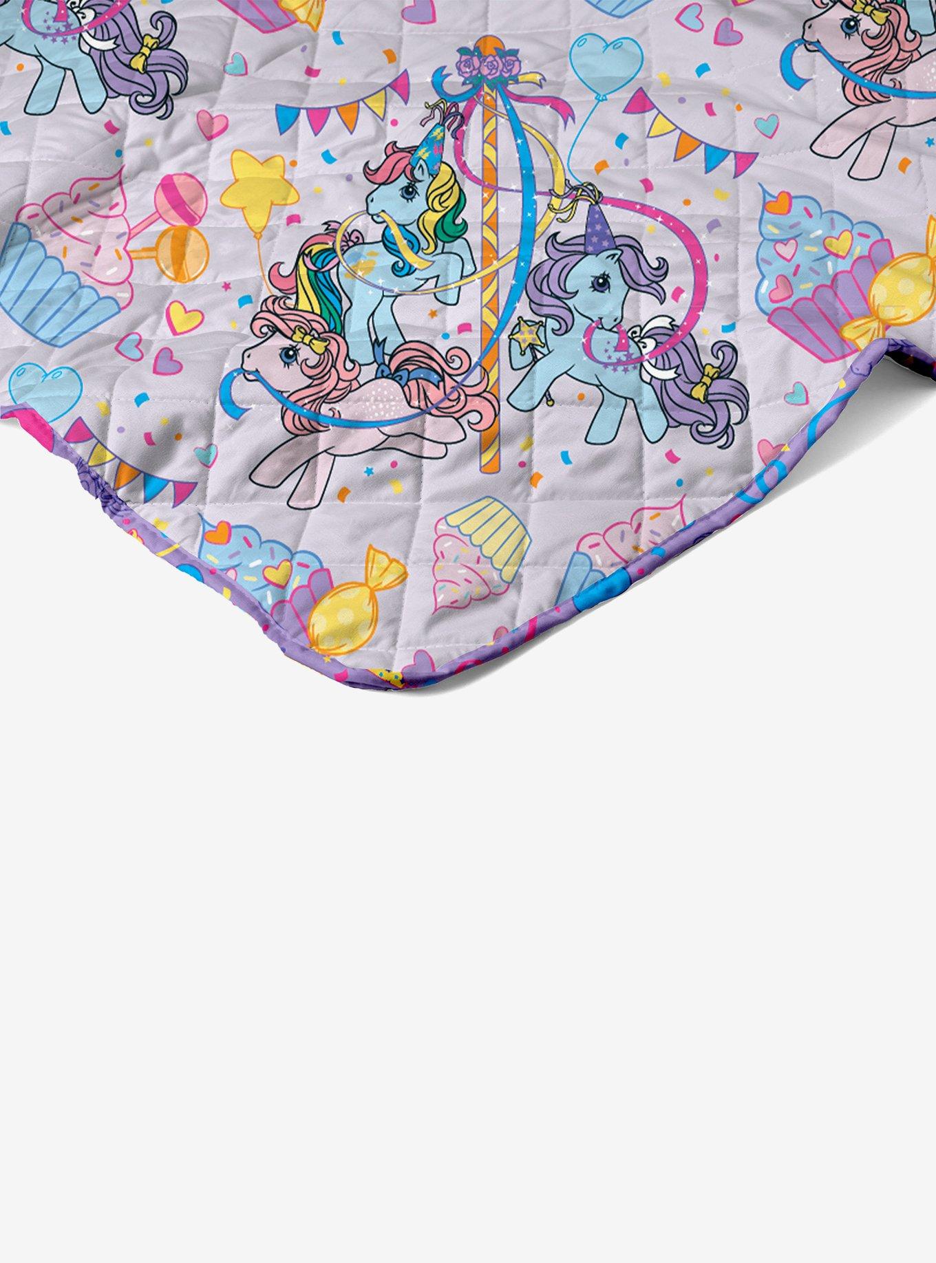 My Little Pony Party Quilted Throw Blanket, , alternate