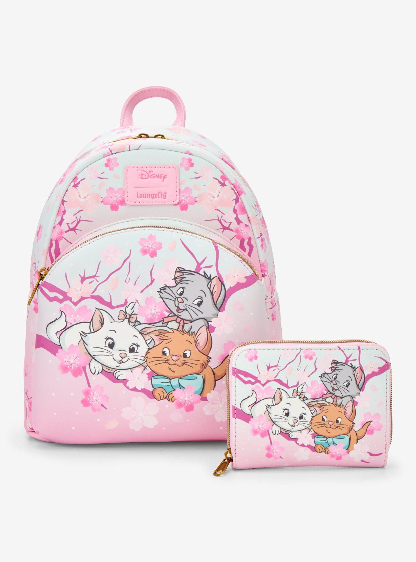 Loungefly Disney The Aristocats Kittens Cherry Blossom Mini Backpack, , alternate
