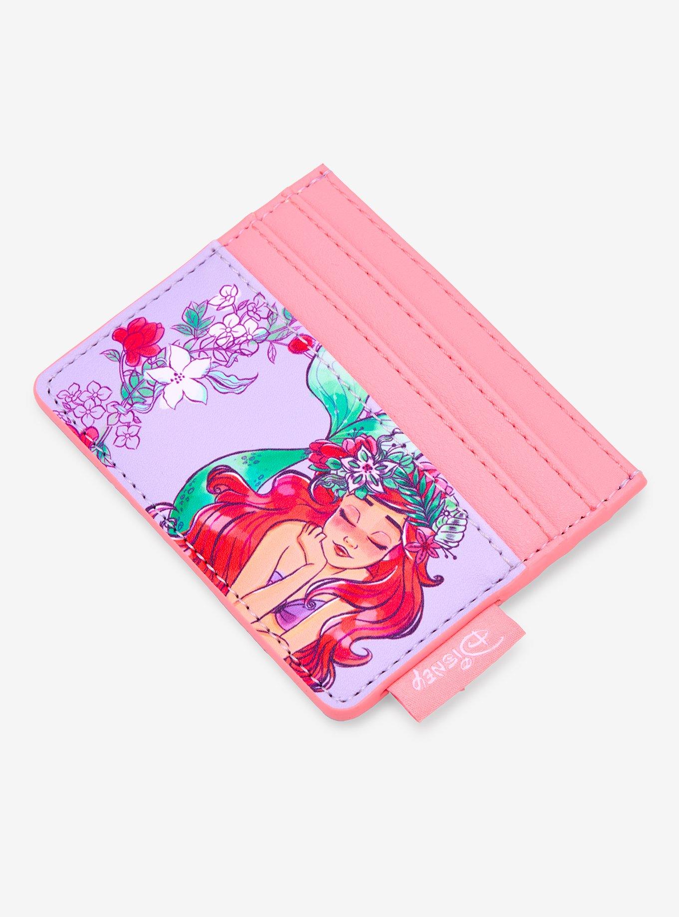 Loungefly Disney The Little Mermaid Floral Dream Cardholder, , alternate