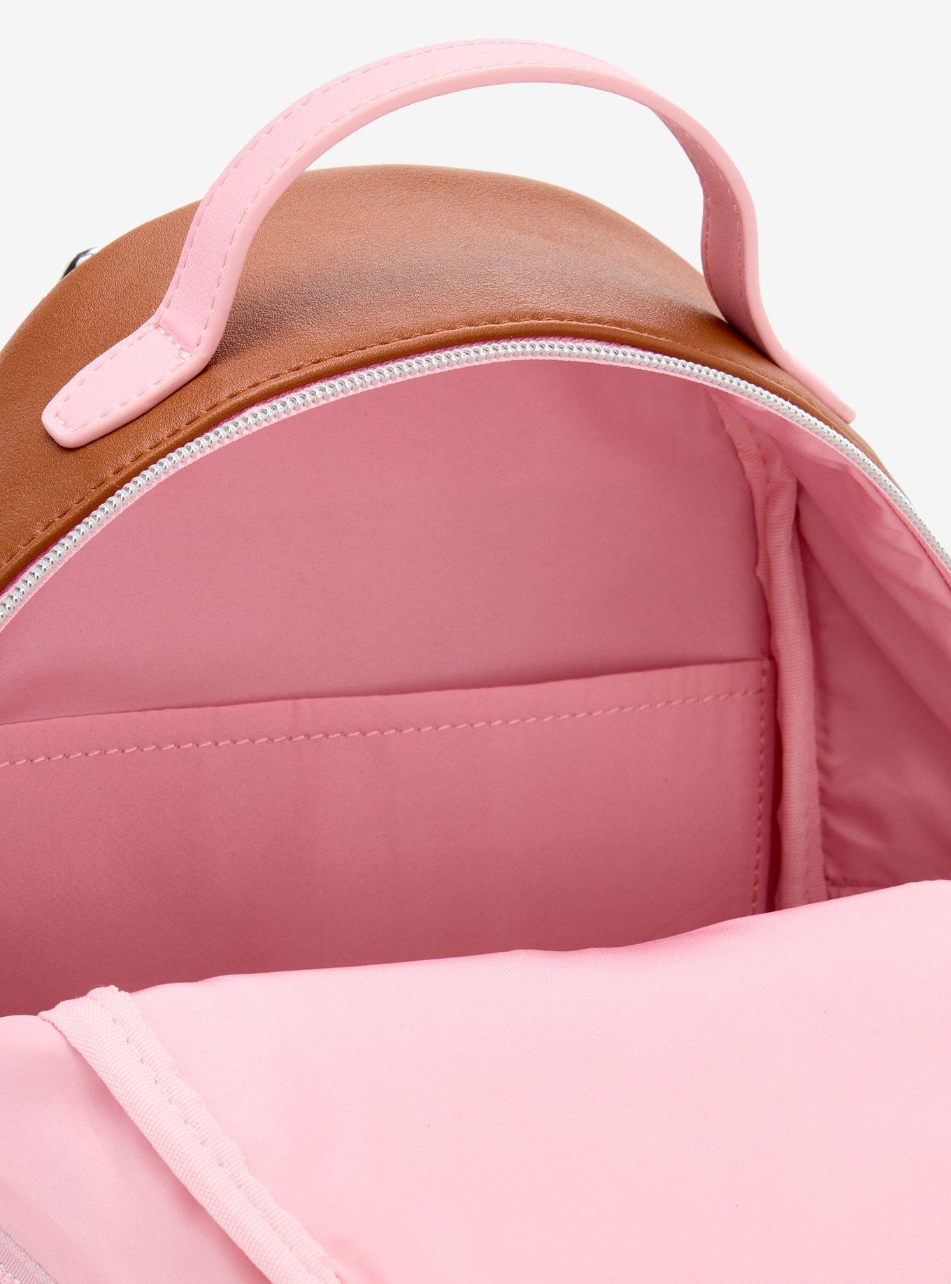 Loungefly Disney Minnie Mouse Strawberry Chocolate Cupcake Mini Backpack, , alternate