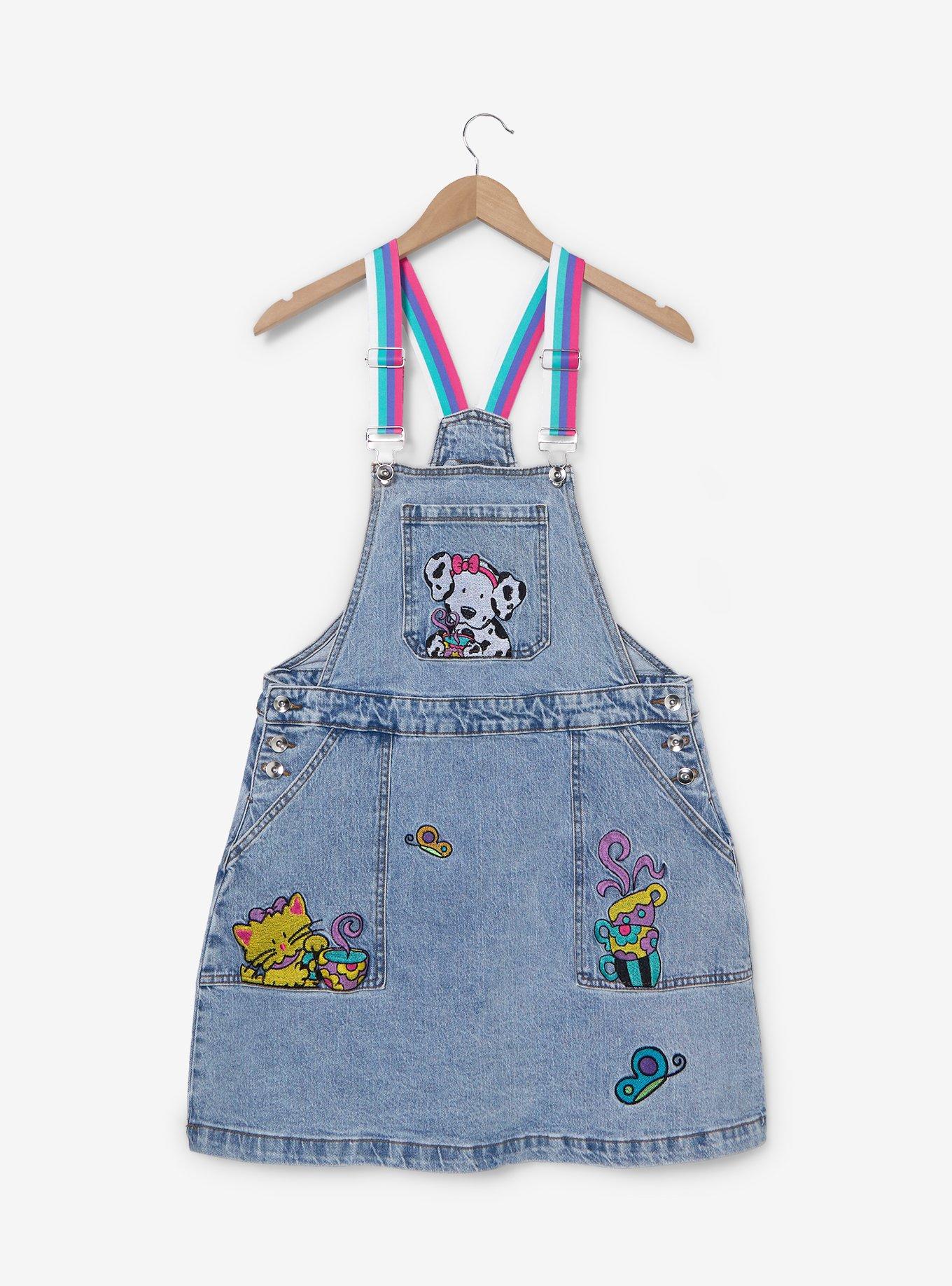 Spottie Dottie Butterfly Denim Skirtall, , hi-res