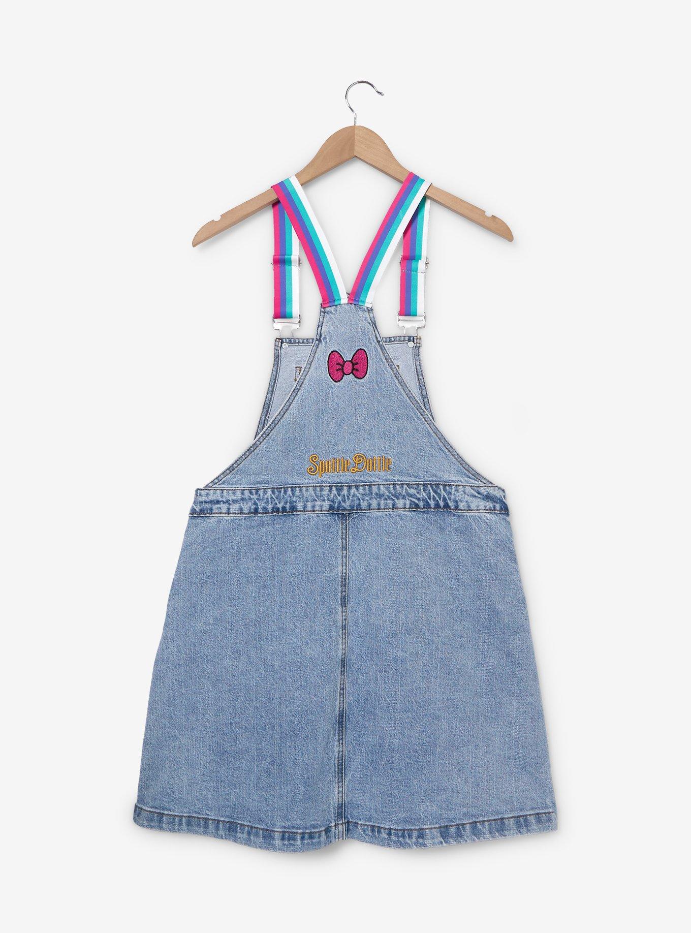 Spottie Dottie Butterfly Denim Skirtall, LIGHT WASH, alternate - view 3