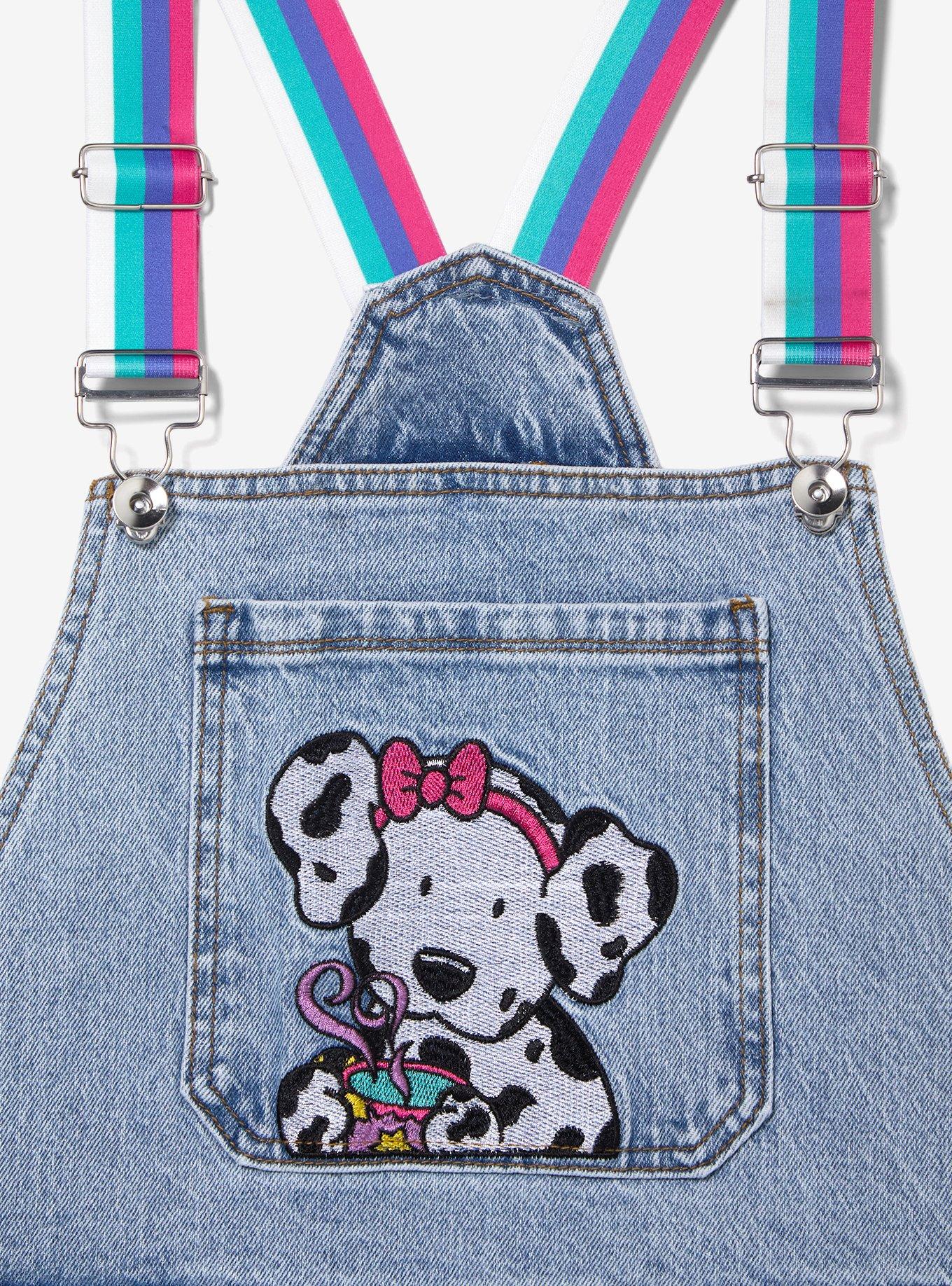 Spottie Dottie Butterfly Denim Skirtall Plus Size, LIGHT WASH, alternate - view 4