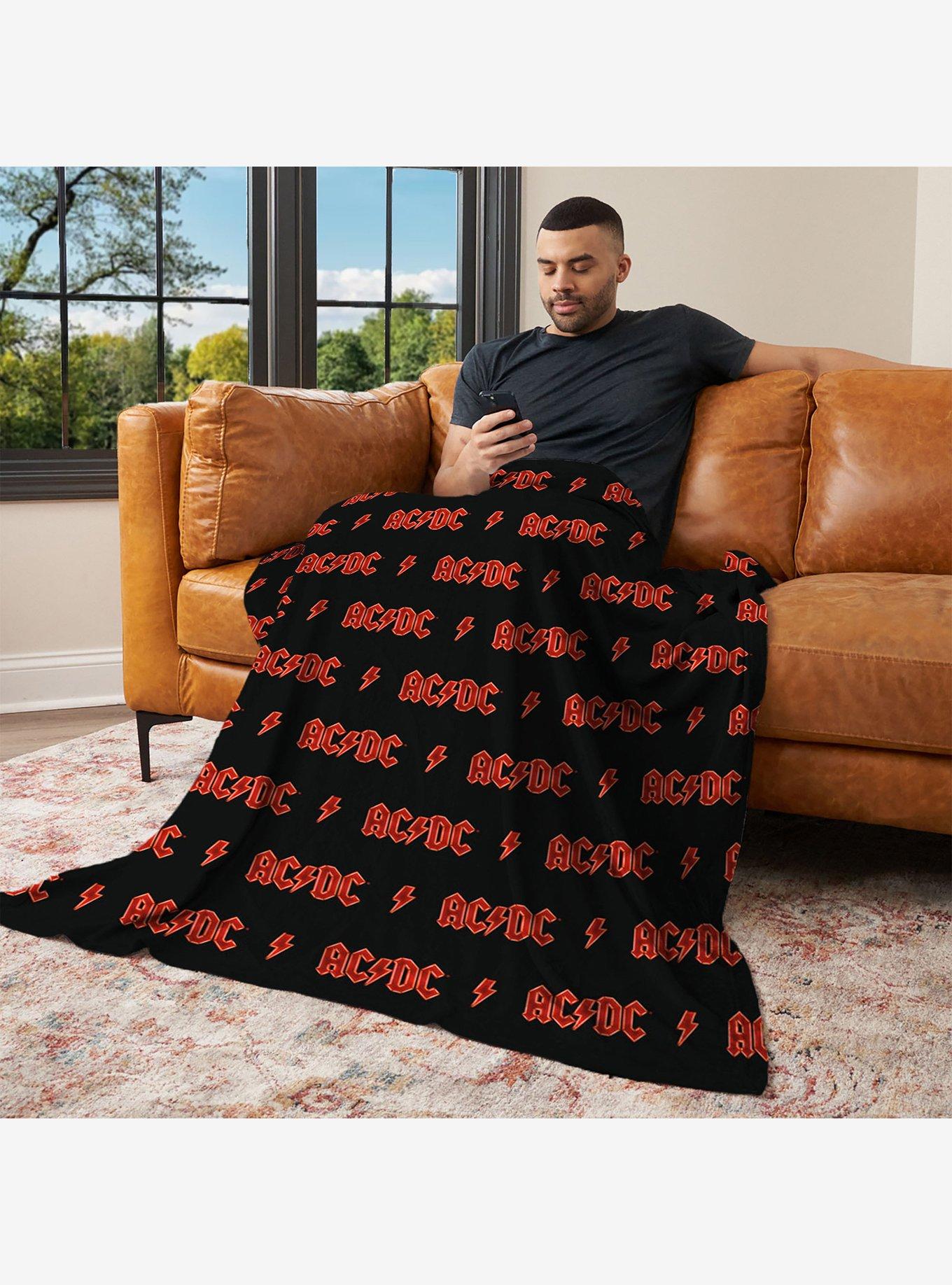 AC/DC Neon Silk Touch Throw Blanket, , alternate