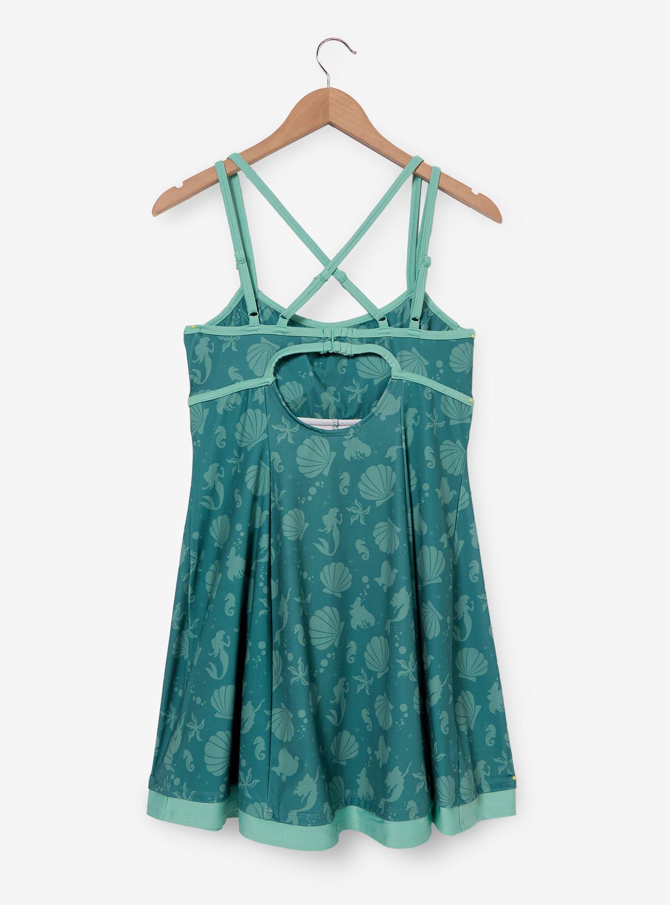 Disney The Little Mermaid Ariel Active Dress, GREEN, alternate - view 3
