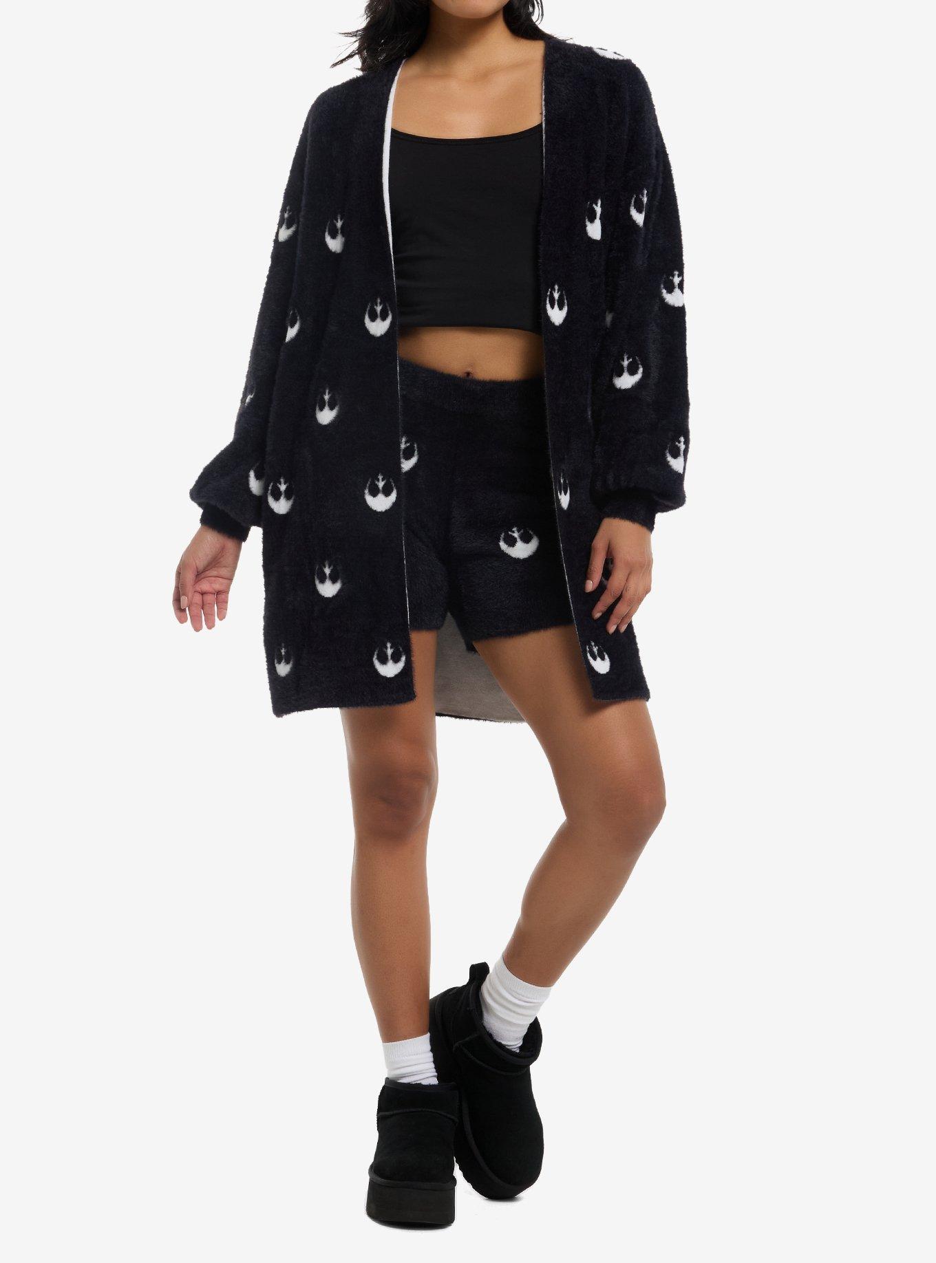 Her Universe Star Wars Rebel Symbol Cozy Cardigan Her Universe Exclusive, , hi-res