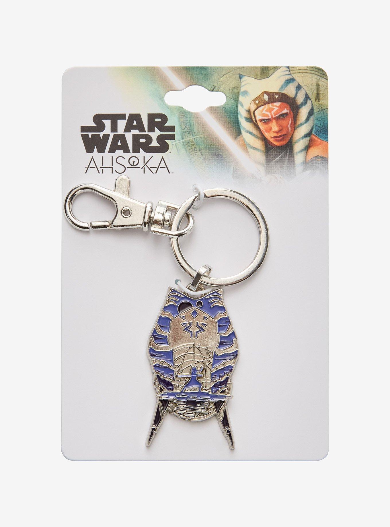 Star Wars Ahsoka Lekku Silhouette Key Chain, , hi-res