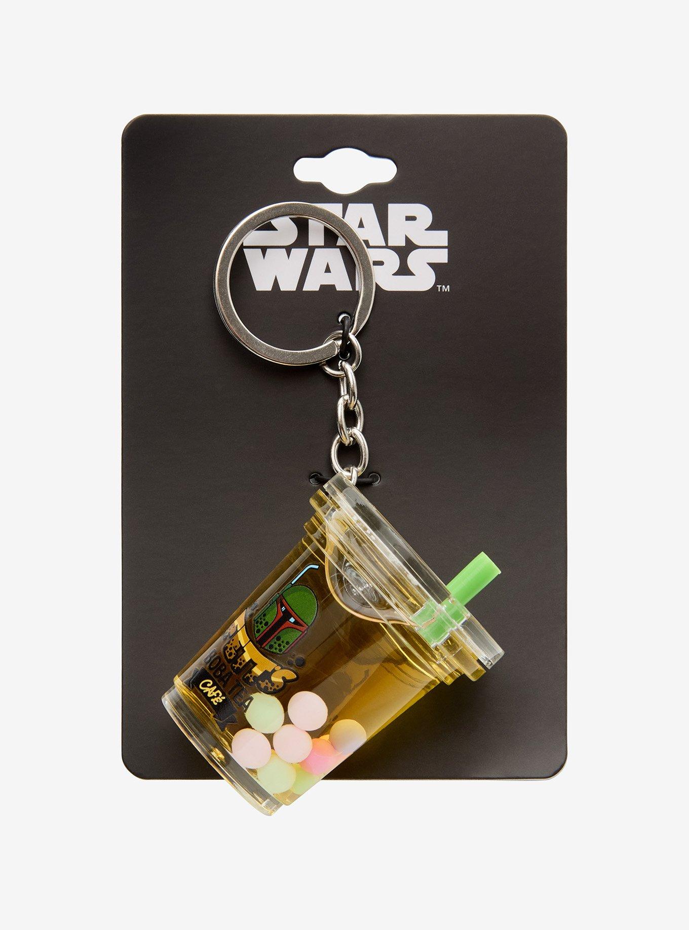 Star Wars Boba Fett Boba Tea Liquid Key Chain, , hi-res