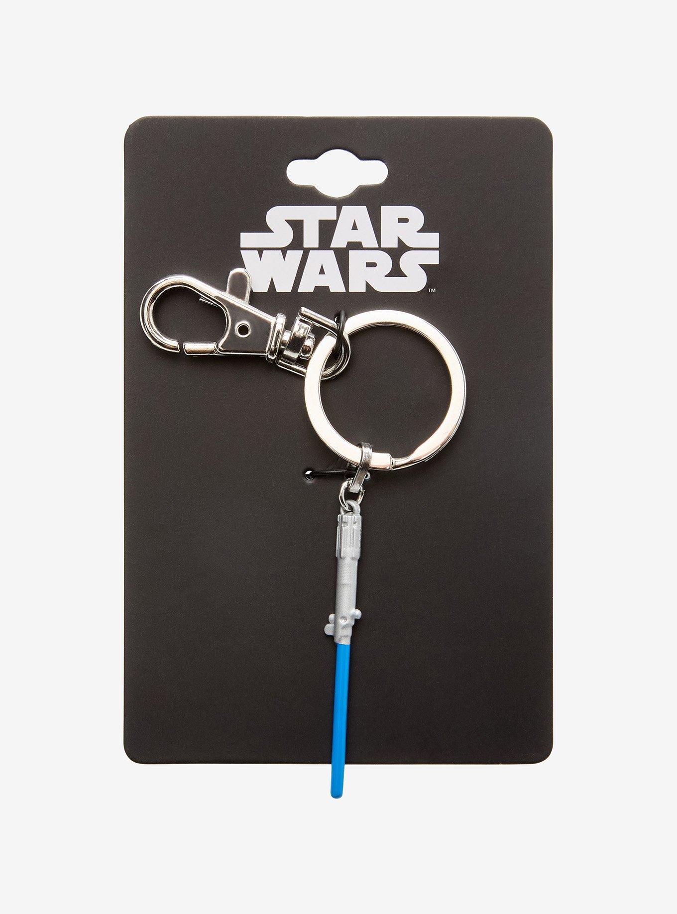 Star Wars Blue Lightsaber Key Chain, , hi-res
