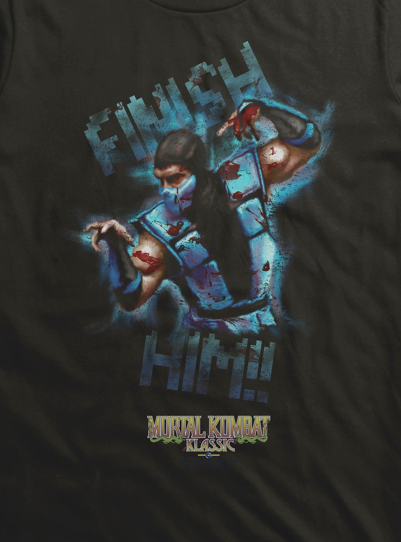 Mortal Kombat Klassic Sub-Zero Finish Him!! T-Shirt, , hi-res