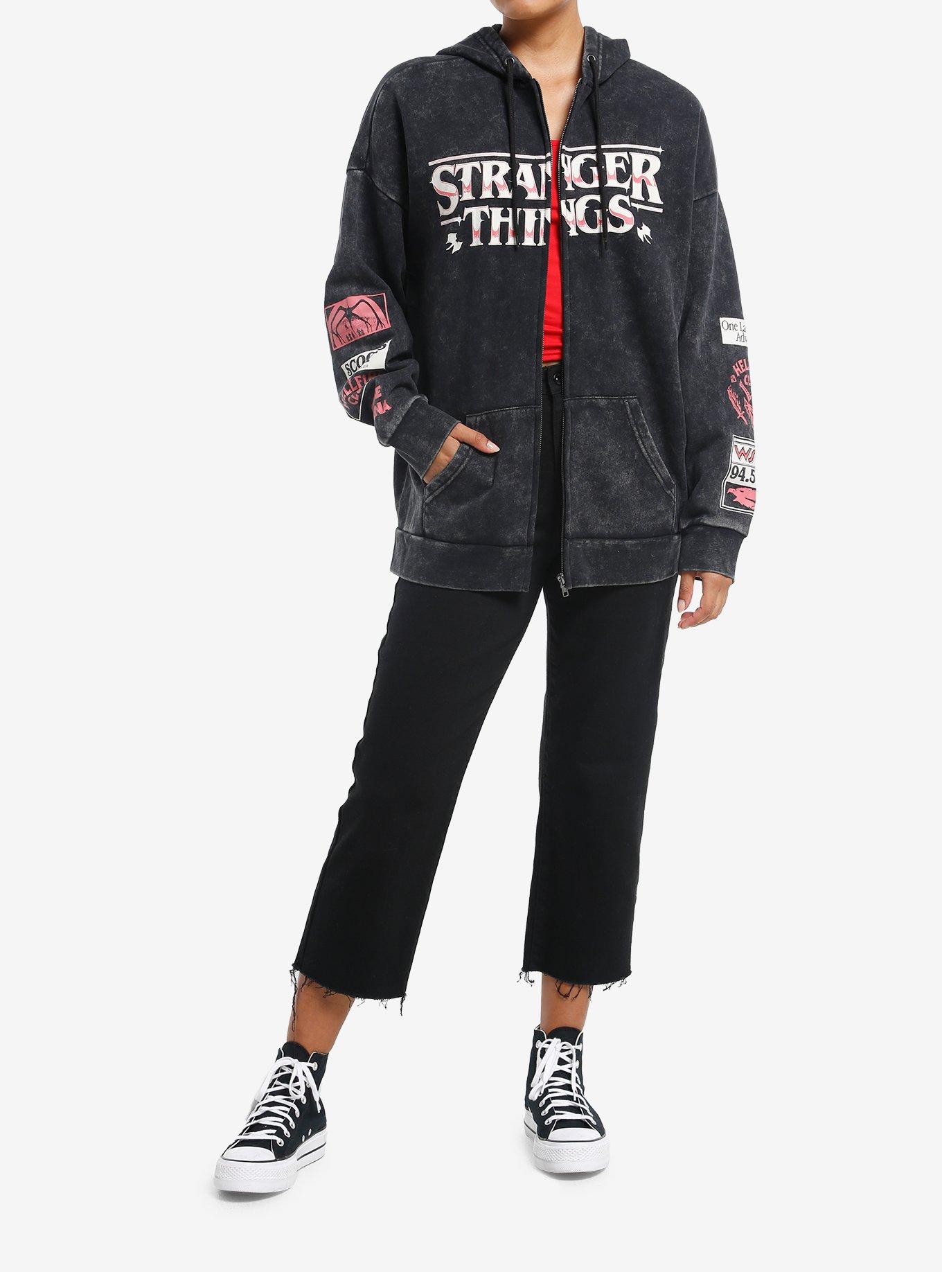 Stranger Things Season 5 Poster Hoodie, MULTI, alternate
