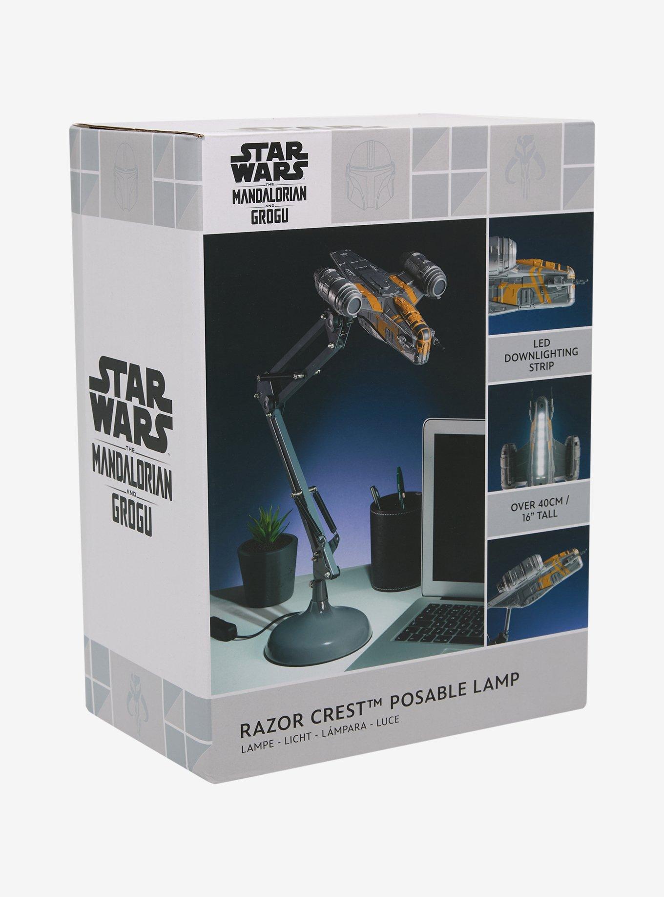 Star Wars The Mandalorian and Grogu Razor Crest Poseable Desk Lamp, , alternate - view 5