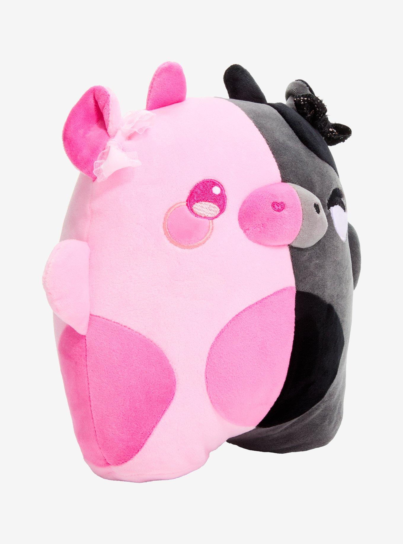PlushGoals Half & Half Princess & Goth Cow Plush, , hi-res