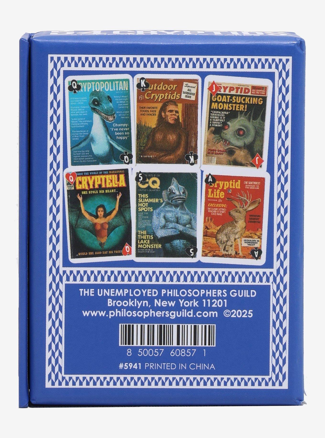 54 Cryptids And Legendary Creatures Playing Cards, , hi-res