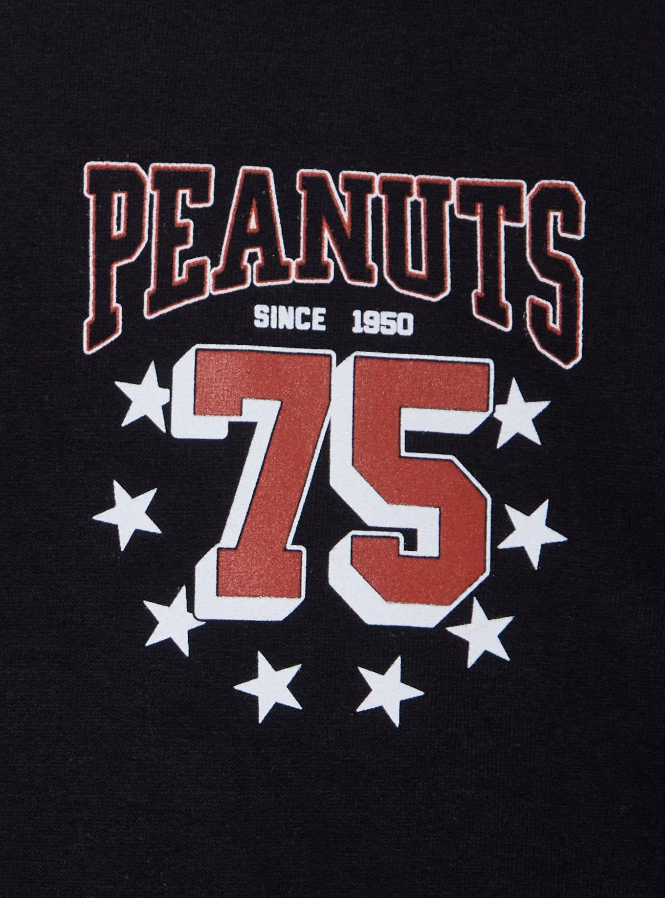 Peanuts Athletic Department Hoodie - BoxLunch Exclusive, BLACK, alternate