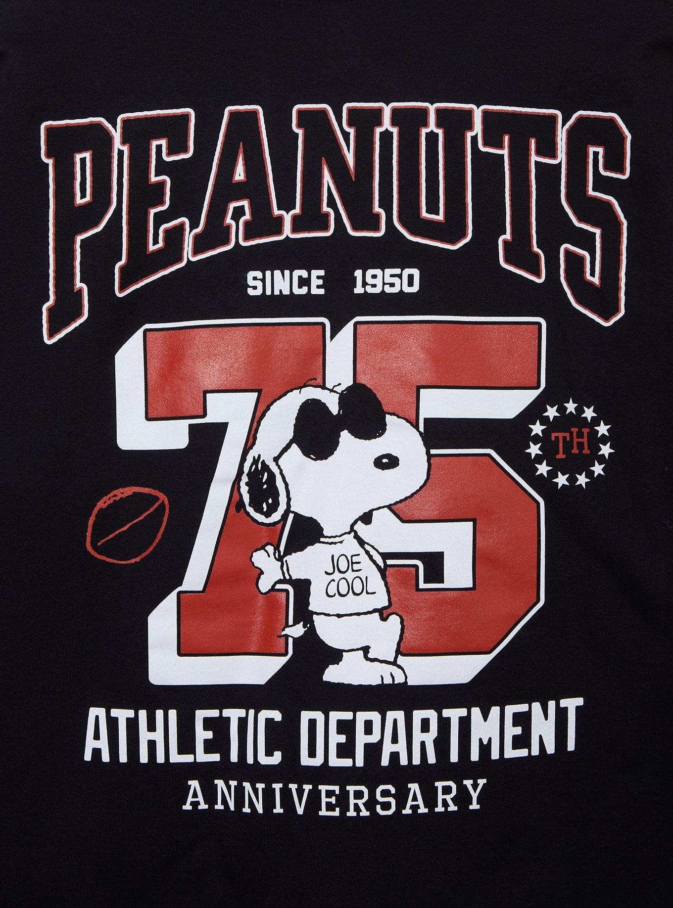Peanuts Athletic Department Hoodie - BoxLunch Exclusive, BLACK, alternate