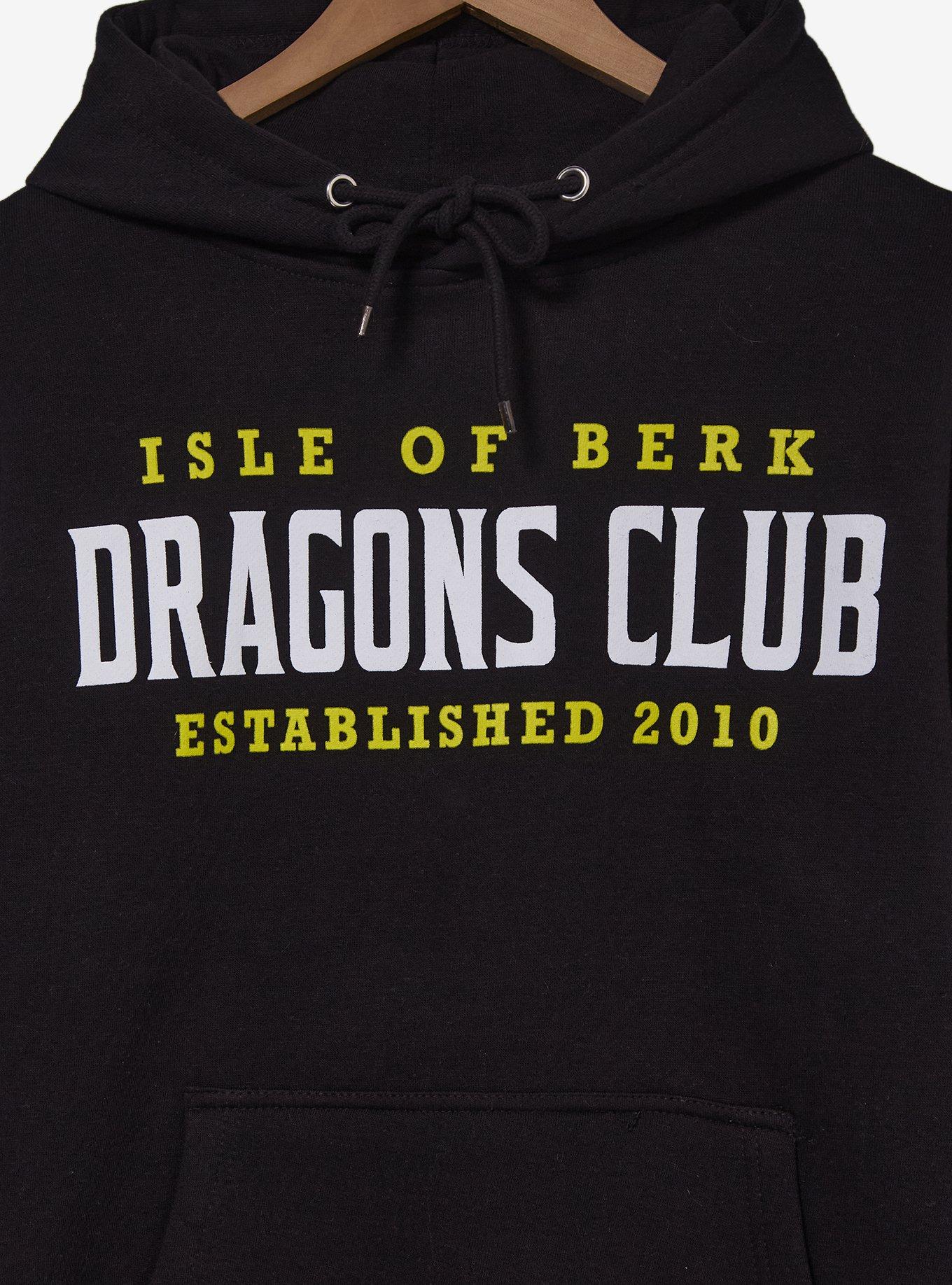 DreamWorks How To Train Your Dragon Dragons Club Hoodie, BLACK, alternate