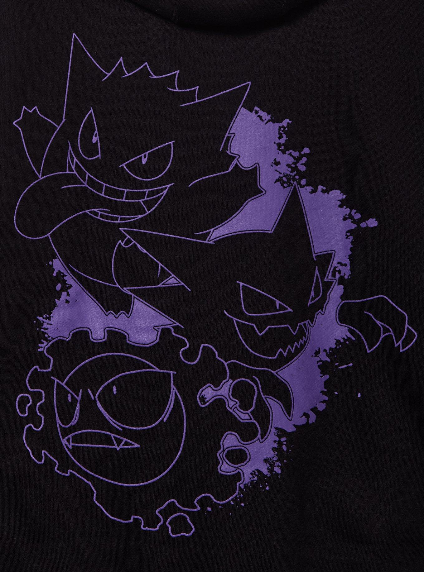 Pok&eacute;mon Ghost Type Hoodie - BoxLunch Exclusive, BLACK, alternate