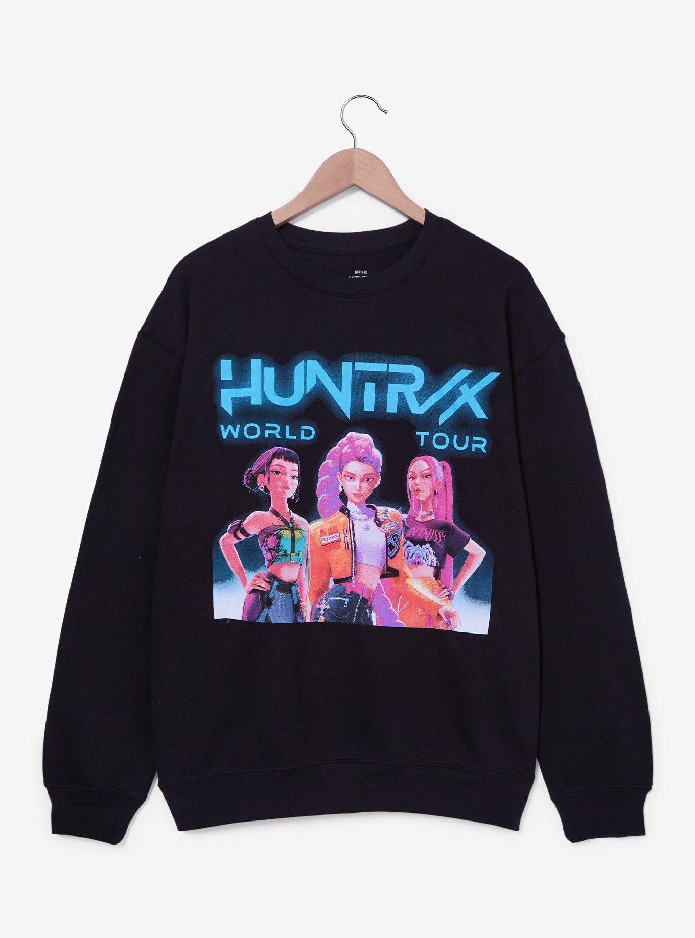 KPop Demon Hunters HUNTR/X World Tour Women's Crewneck - BoxLunch Exclusive, , hi-res