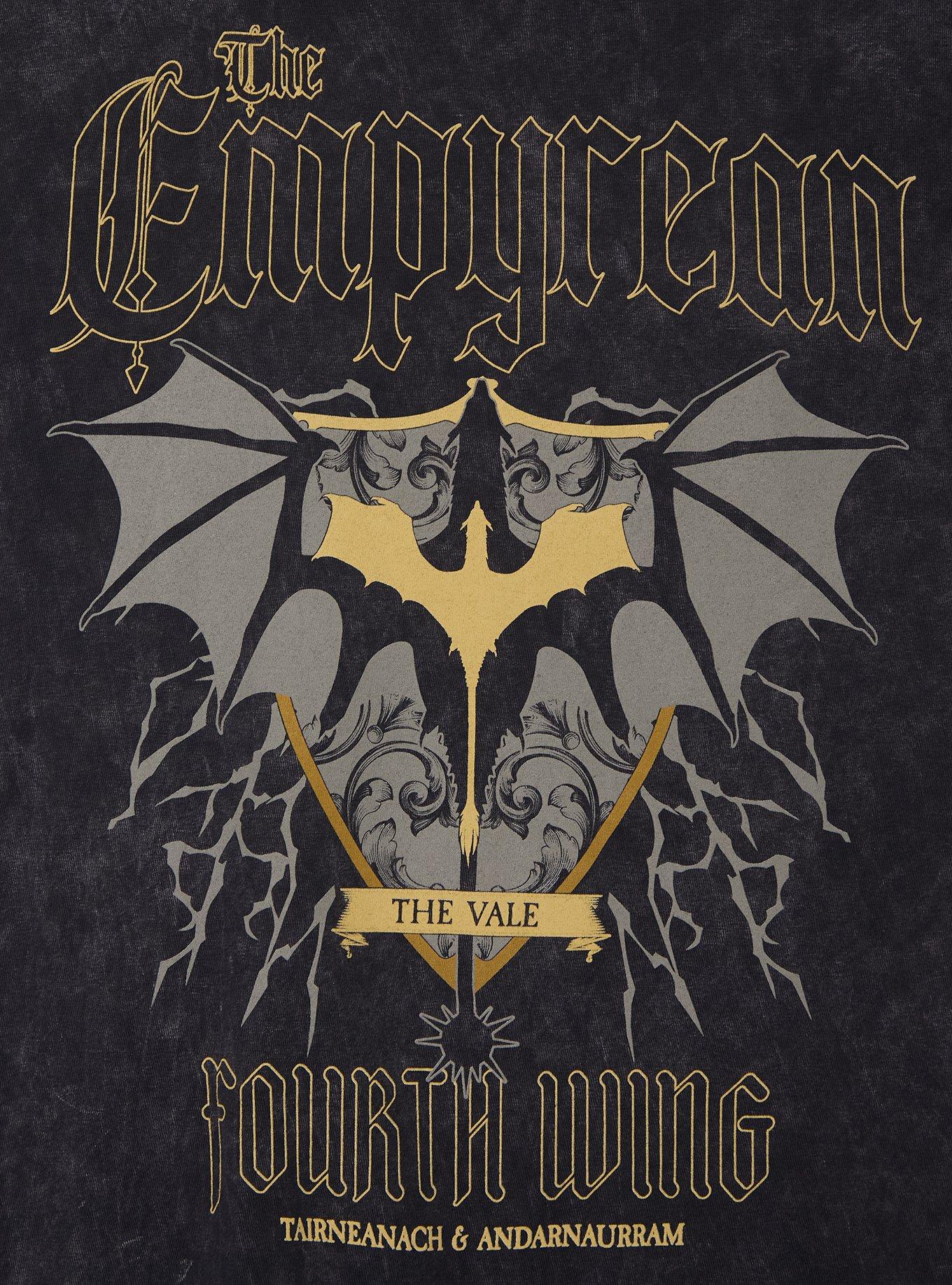 Fourth Wing The Empyrean Dragon Silhouettes Women's T-Shirt - BoxLunch Exclusive