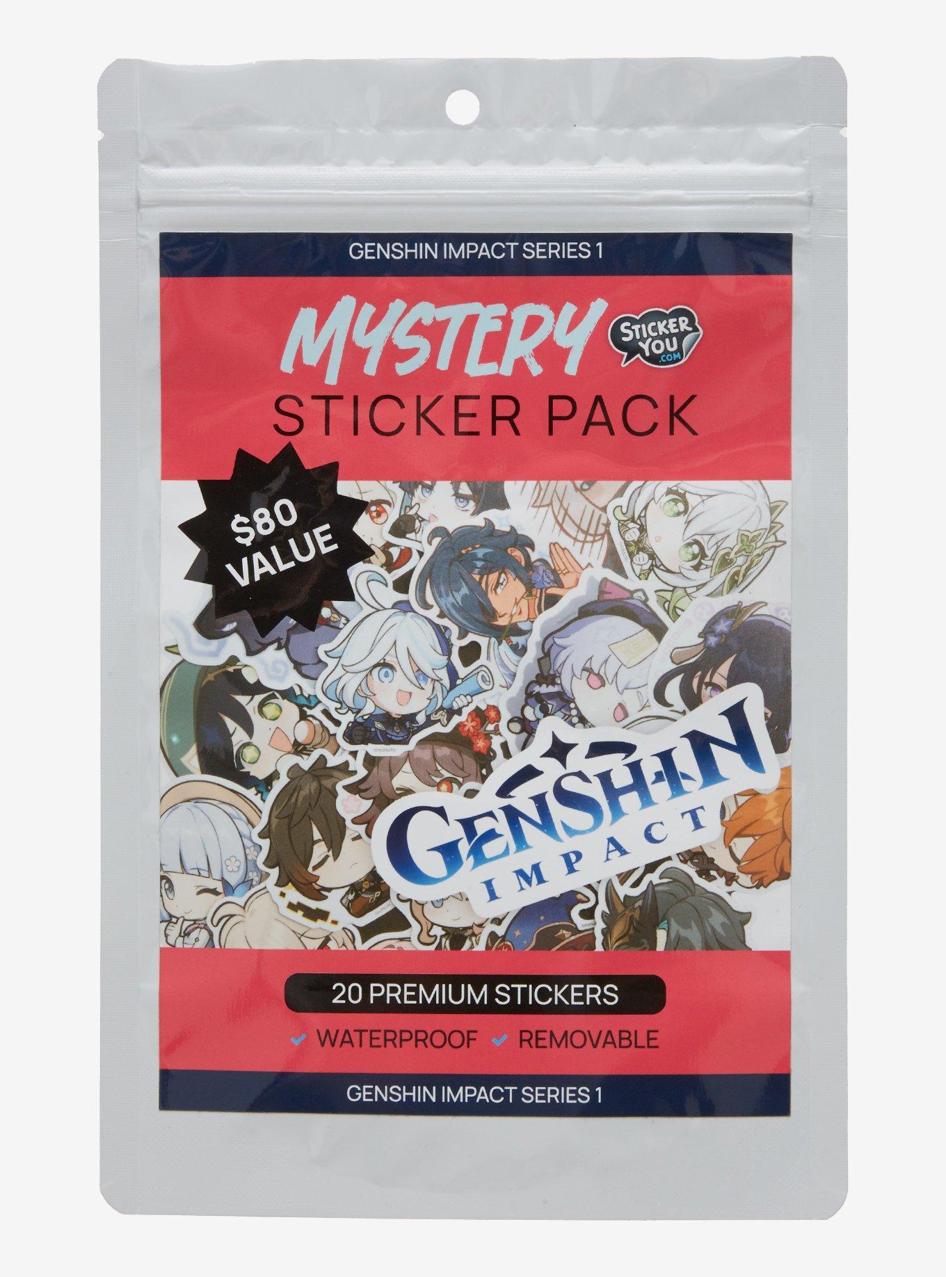 Genshin Impact Series 1 Mystery Sticker Pack, , hi-res