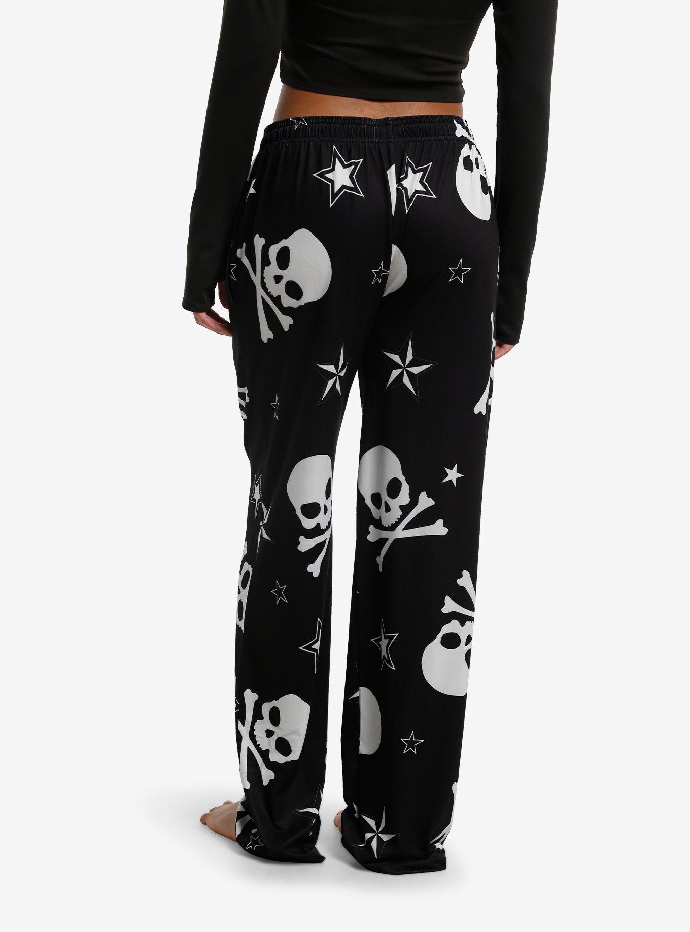 Skulls & Stars Pajama Pants, , hi-res