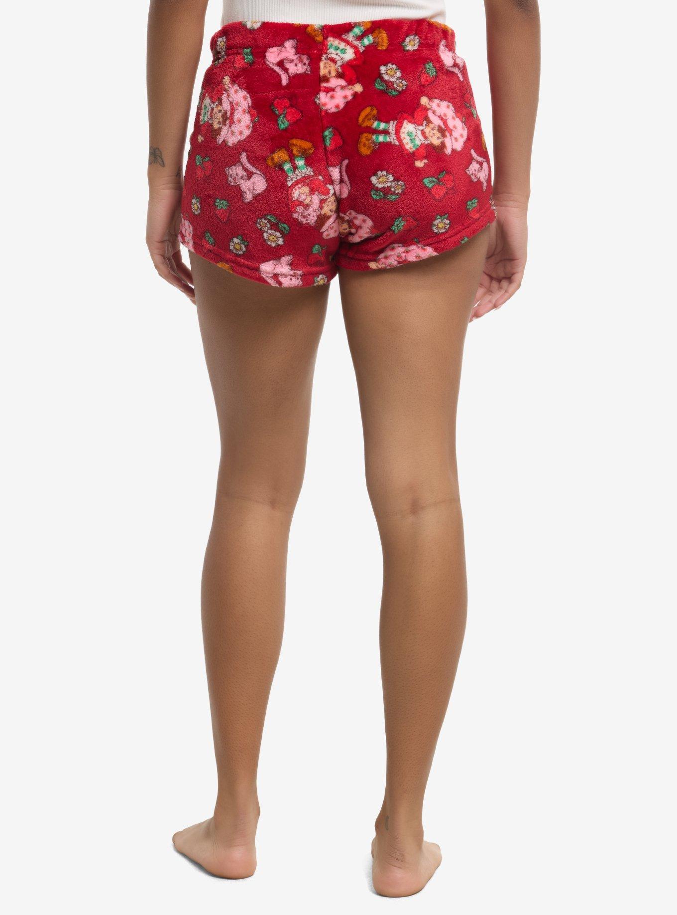 Strawberry Shortcake Plush Girls Lounge Short Set, , hi-res