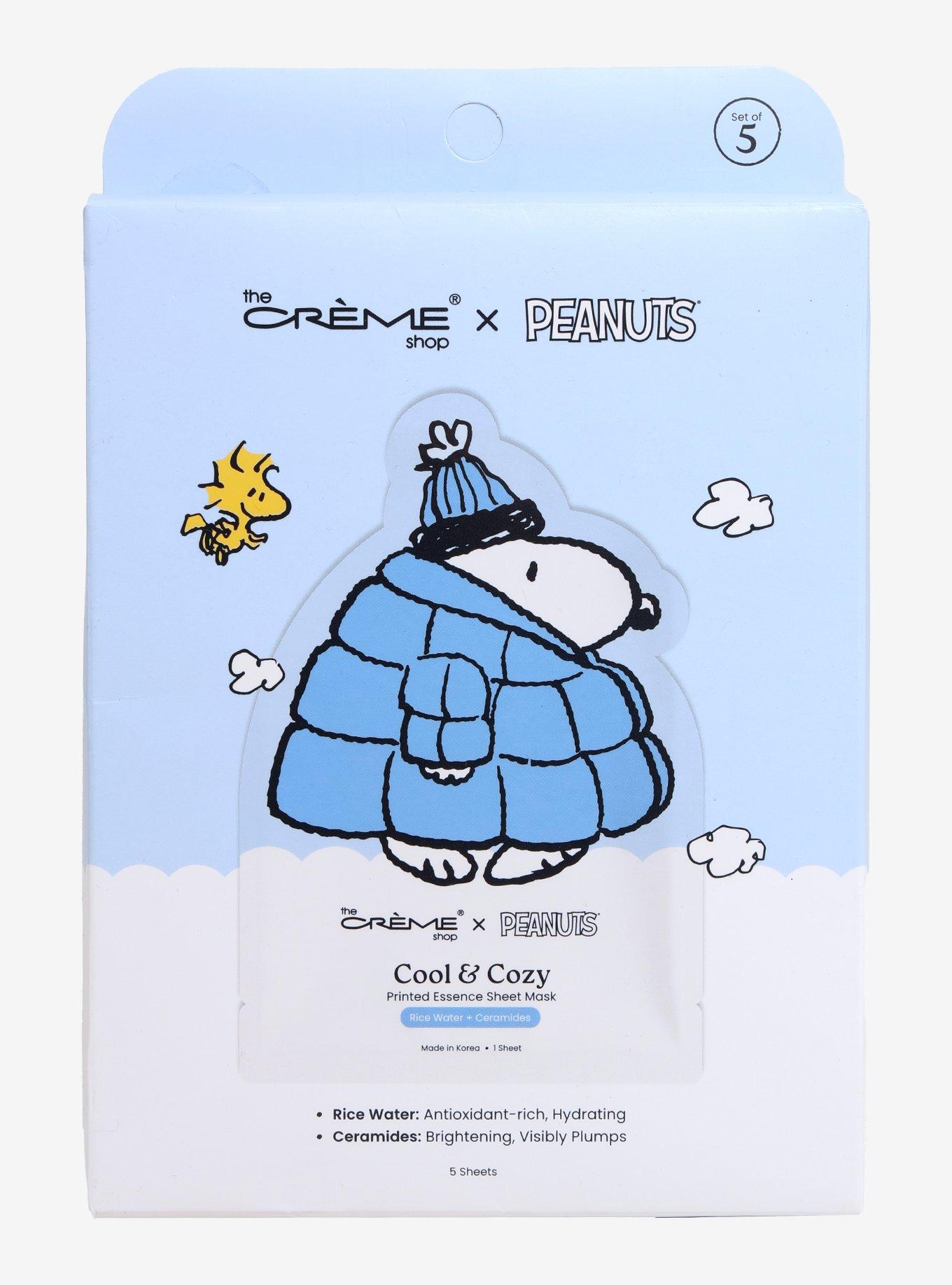 The Crème Shop Peanuts Snoopy Cool & Cozy Face Sheet Mask Set, , hi-res