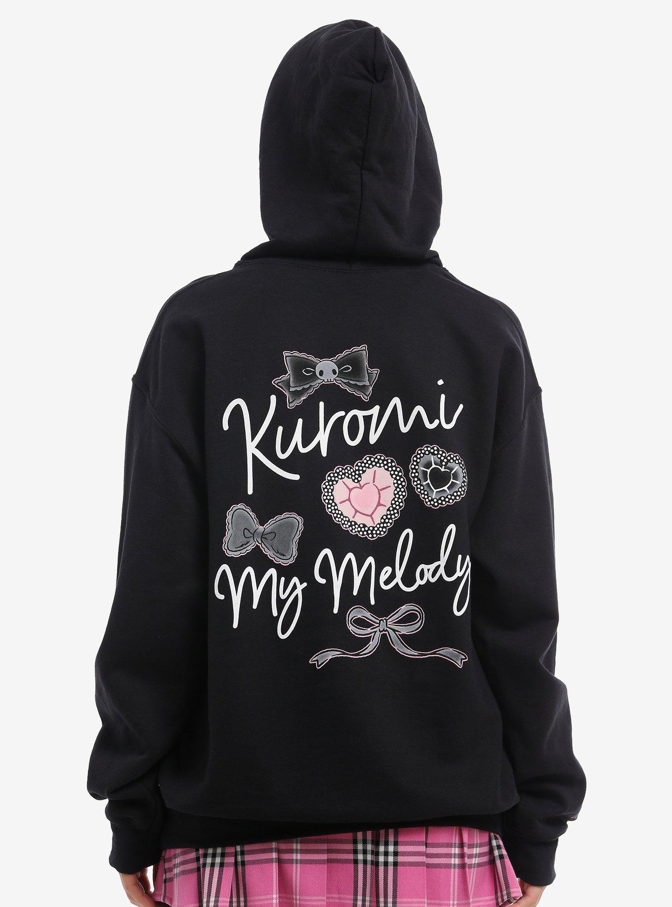 Kuromi & My Melody Lolita Hoodie, , hi-res