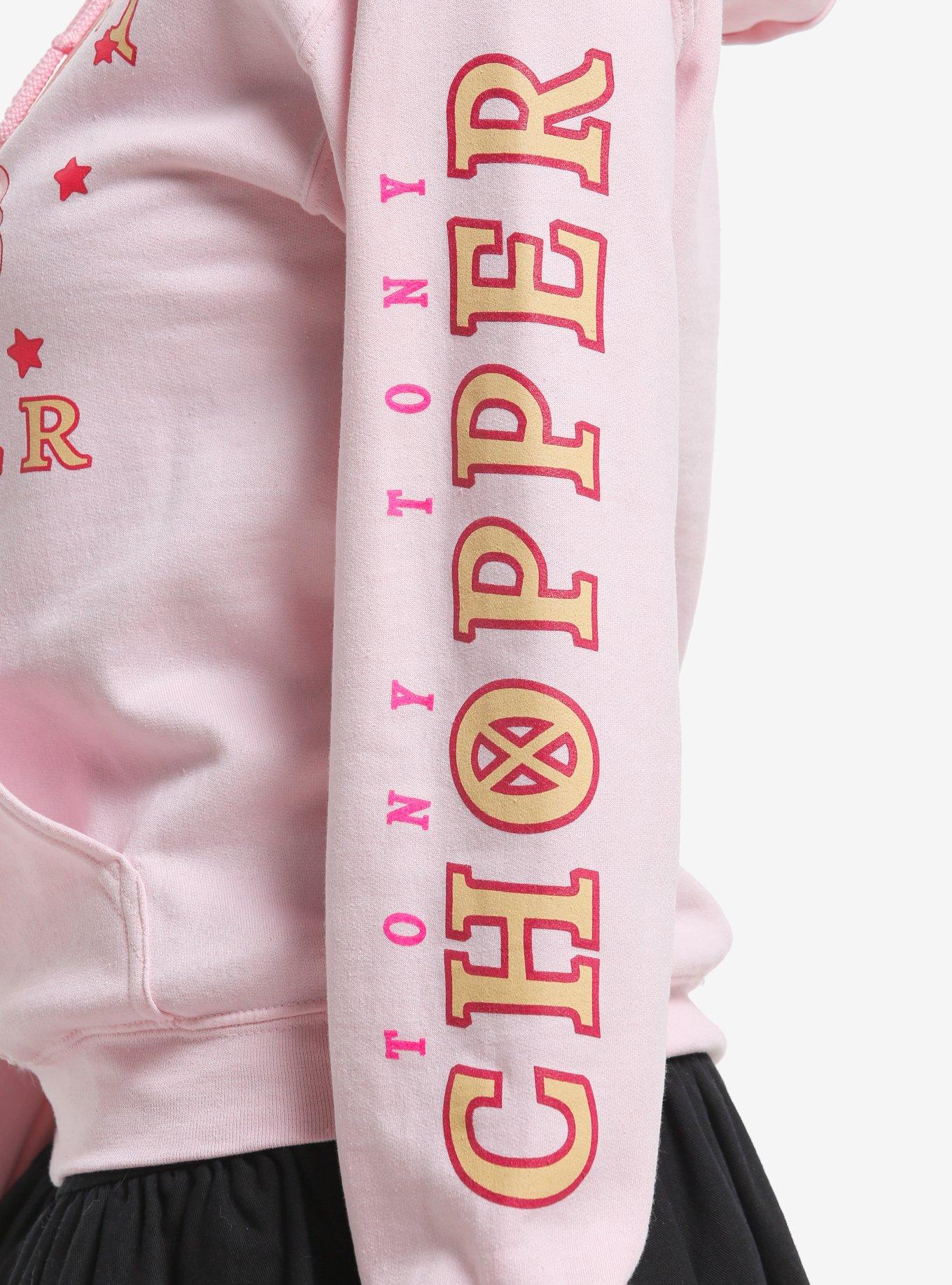 One Piece Chopper Cotton Candy Pink Hoodie, MULTI, alternate