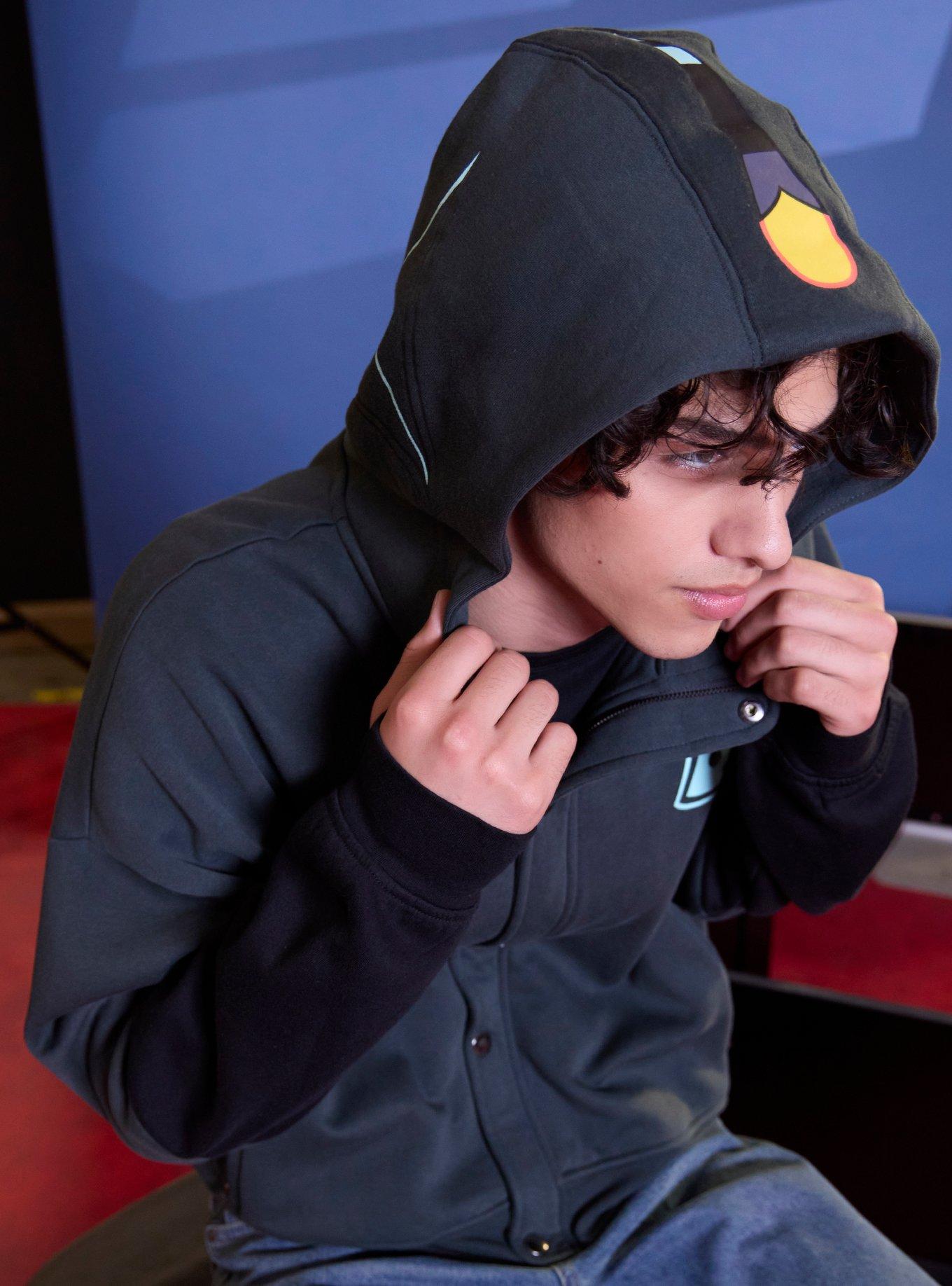 Hazbin Hotel Baxter Hoodie, BLUE, alternate