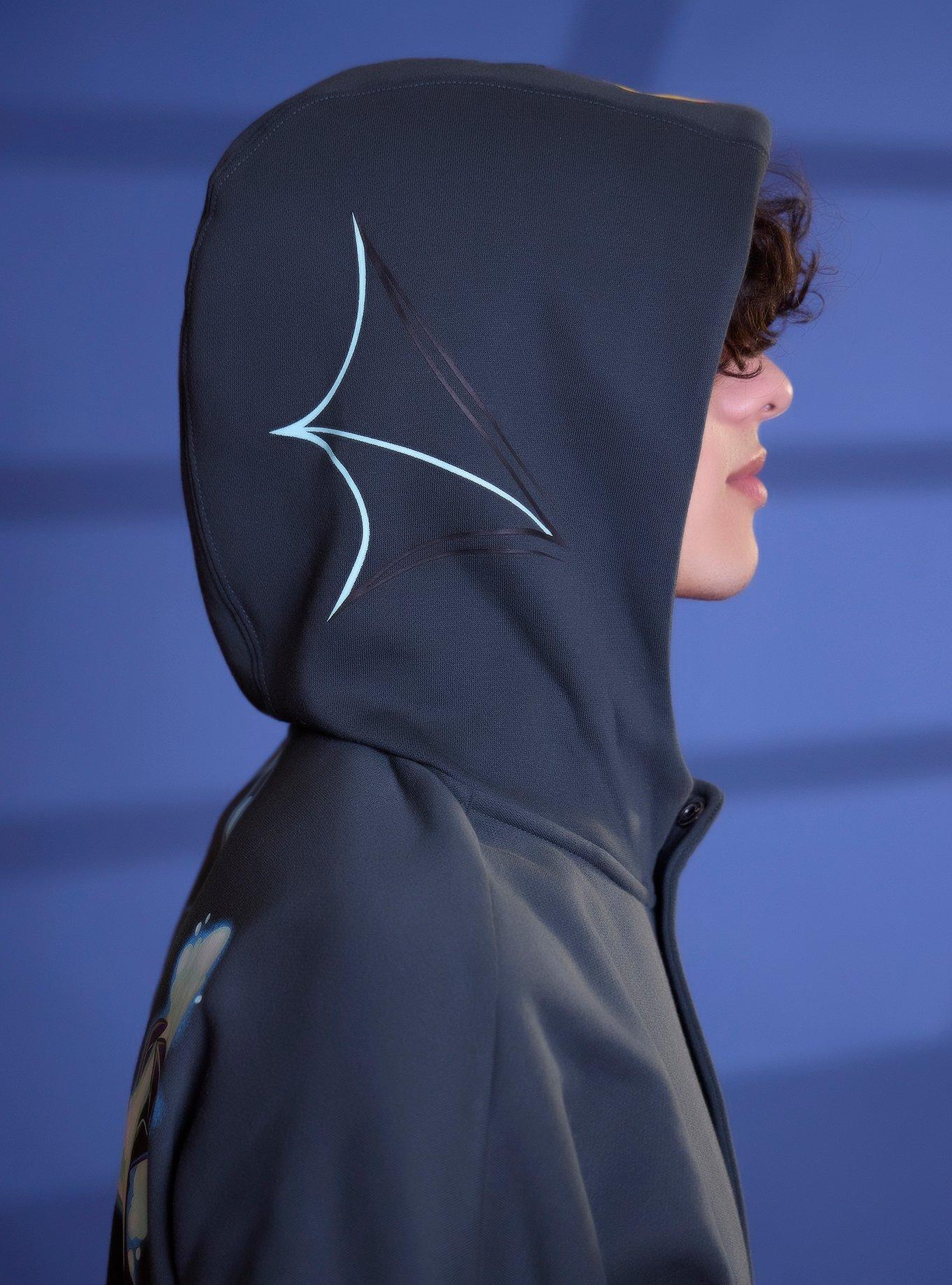 Hazbin Hotel Baxter Hoodie, BLUE, alternate