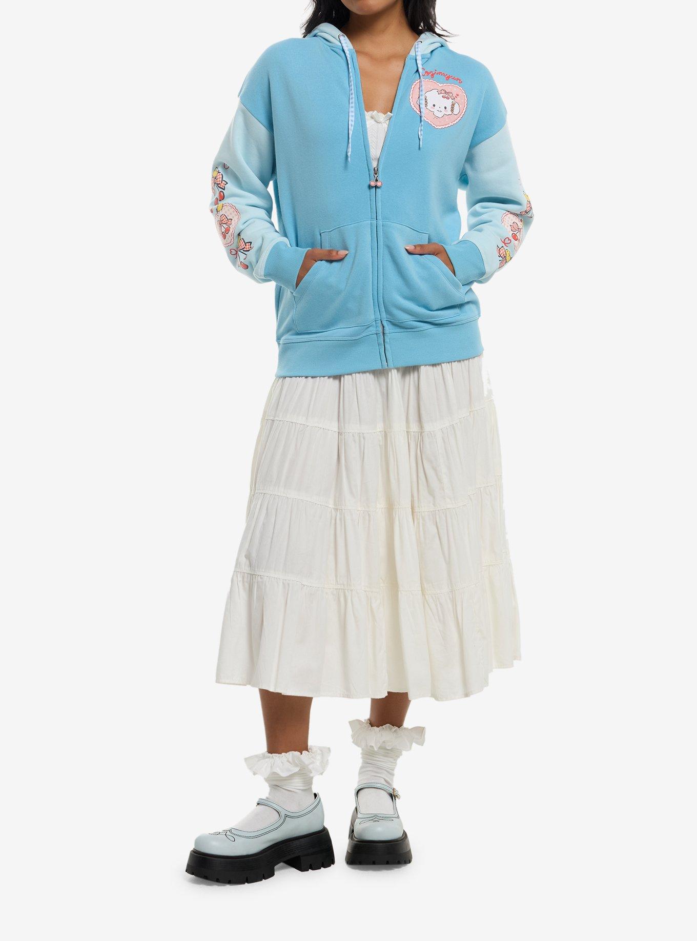 Cogimyun Cherries Blue Girls Hoodie, MULTI, alternate