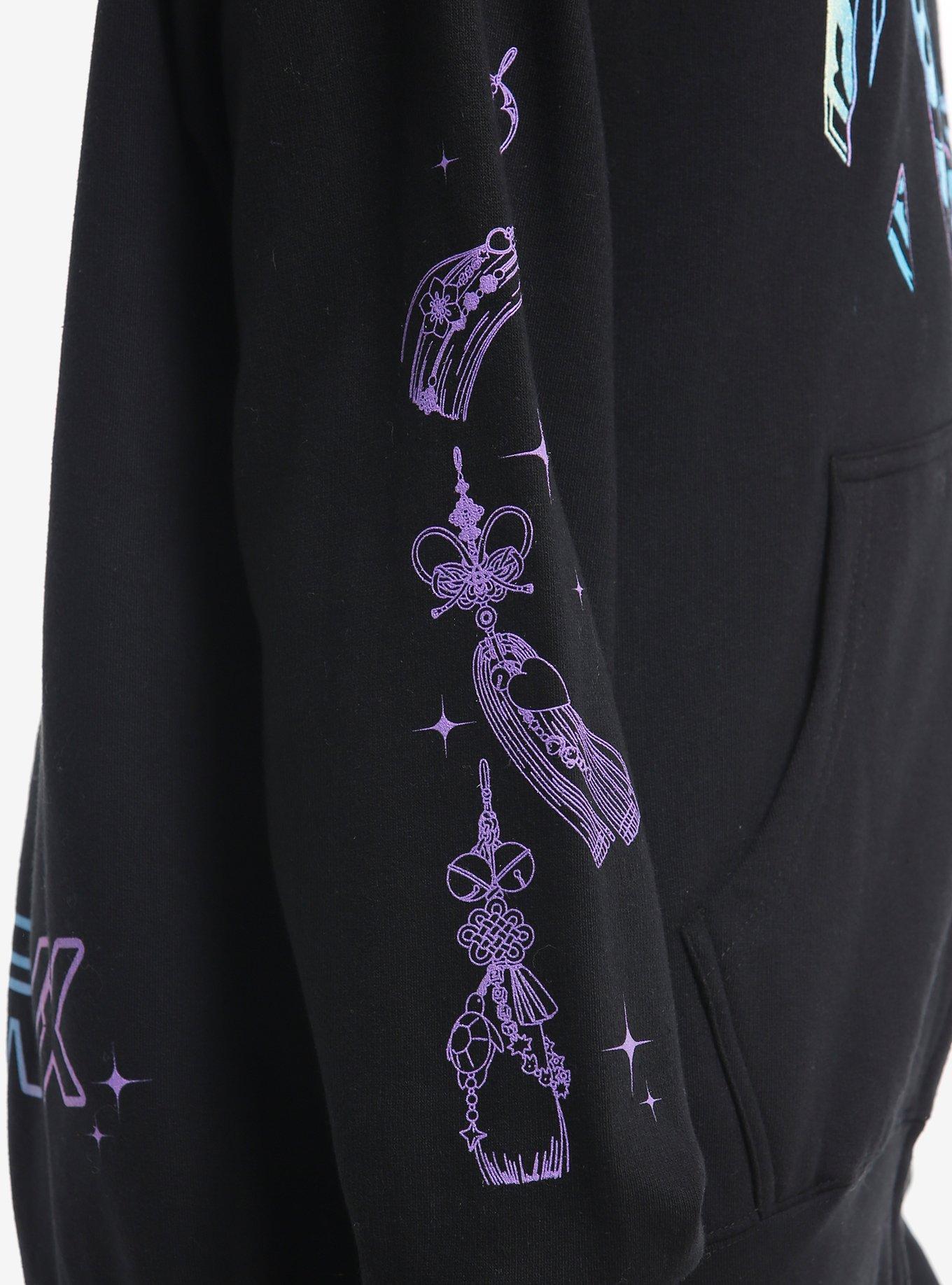 KPop Demon Hunters Huntrix Silhouette Hoodie, MULTI, alternate