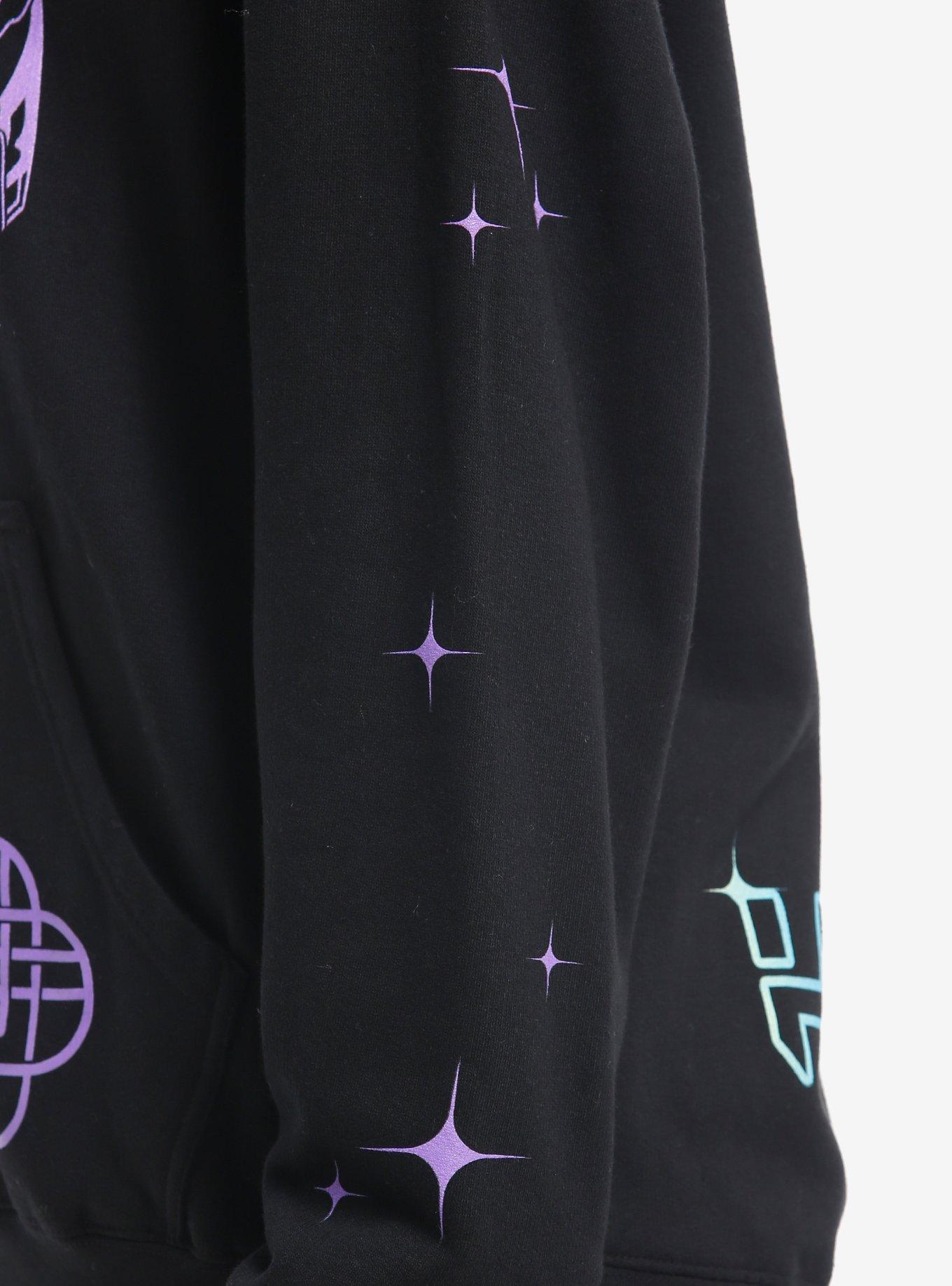 KPop Demon Hunters Huntrix Silhouette Hoodie, MULTI, alternate