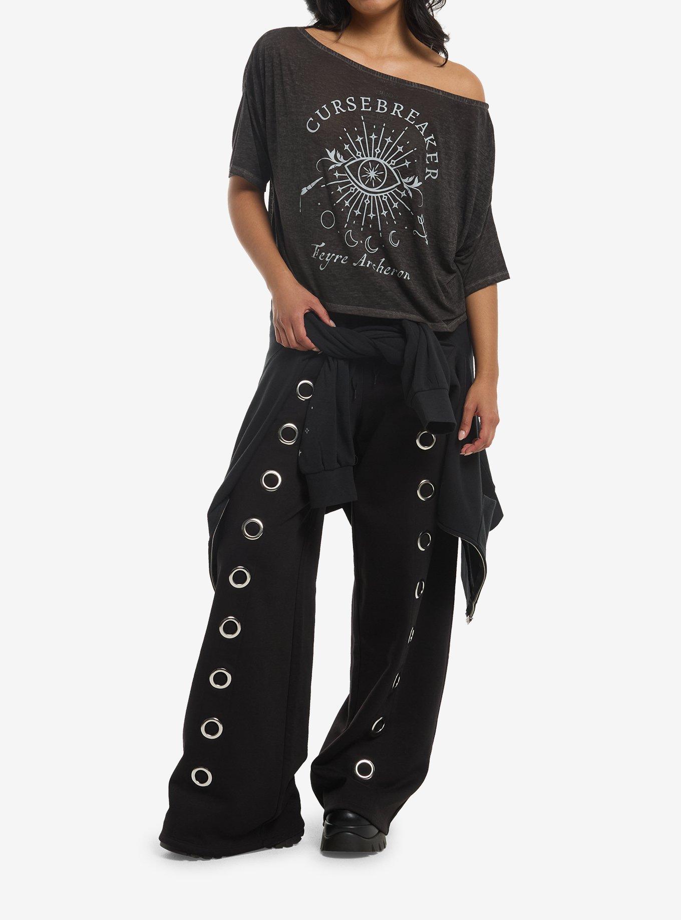 A Court Of Thorns And Roses Feyre Icons Girls Off-Shoulder T-Shirt, , alternate