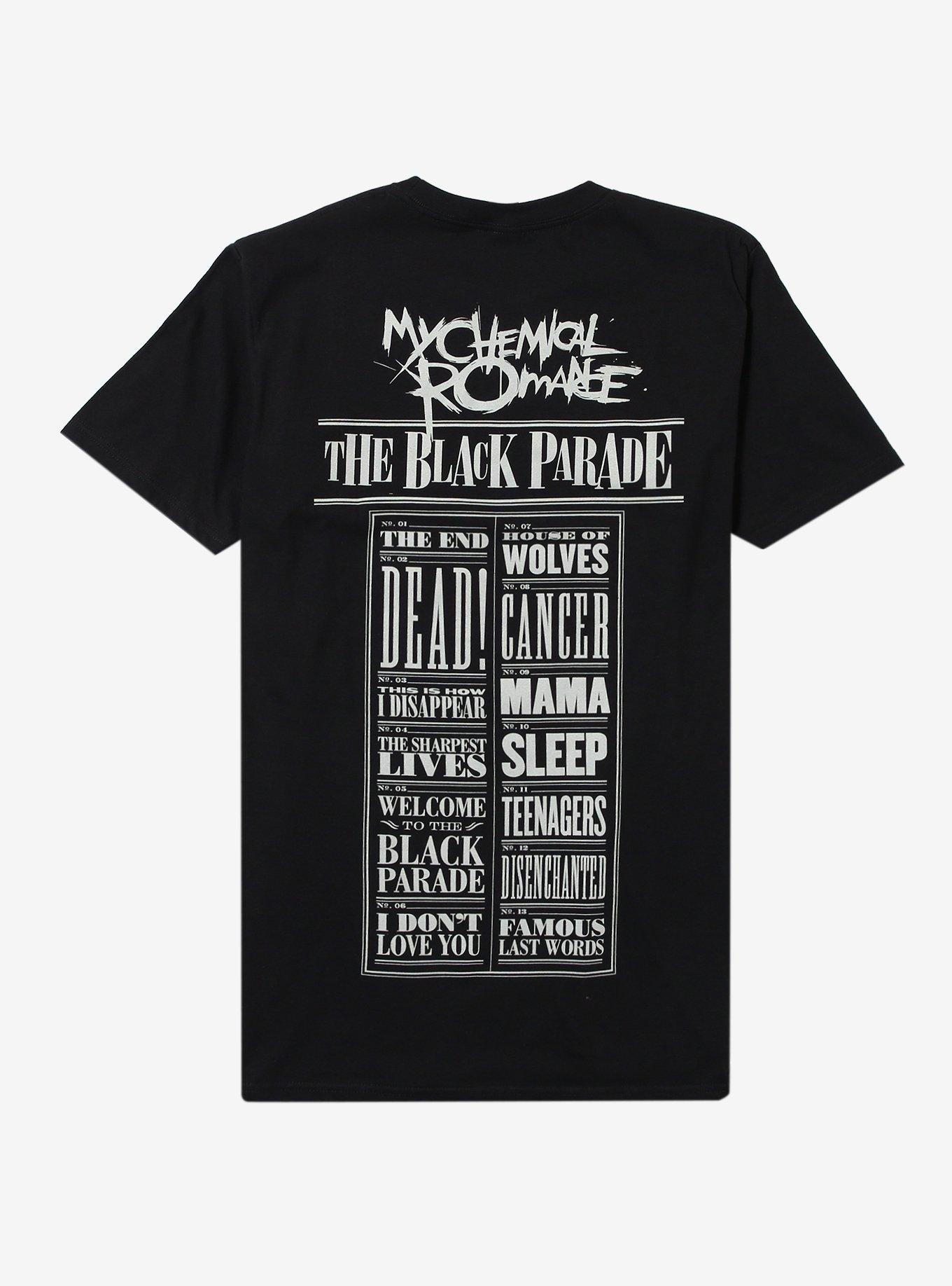 My Chemical Romance Black Parade Track List T-Shirt, , hi-res