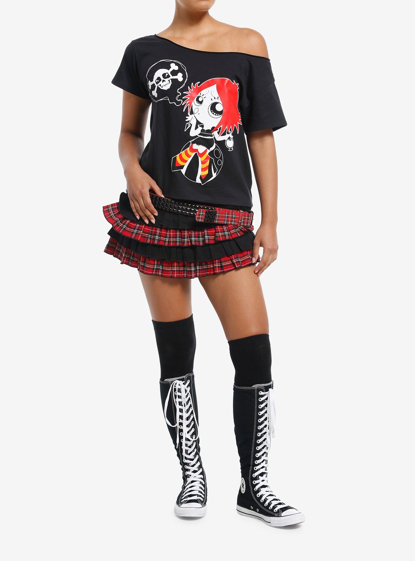 Ruby Gloom Off-Shoulder Girls T-Shirt, , hi-res
