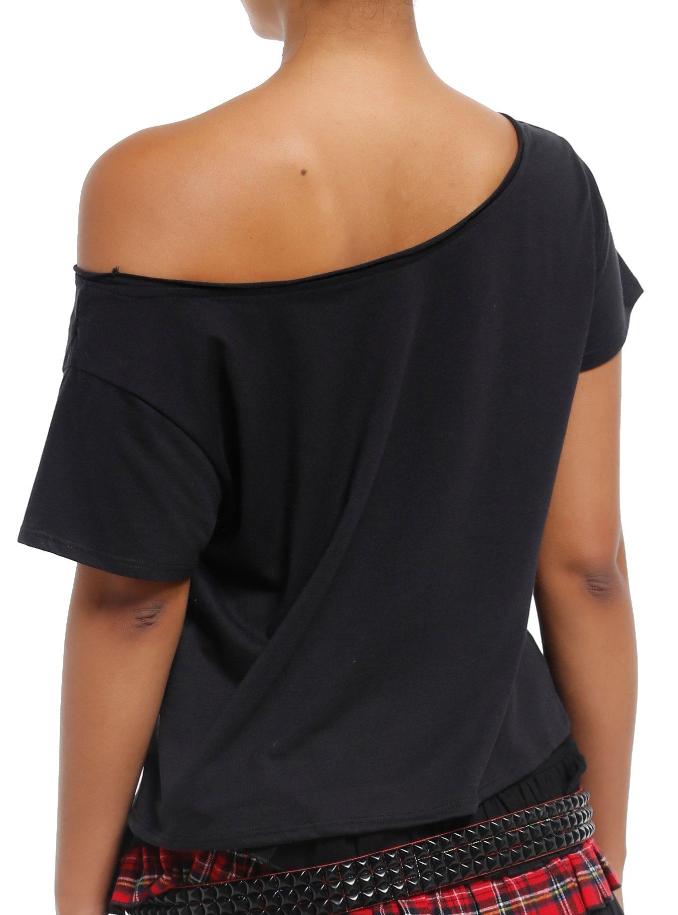 Ruby Gloom Off-Shoulder Girls T-Shirt, , alternate