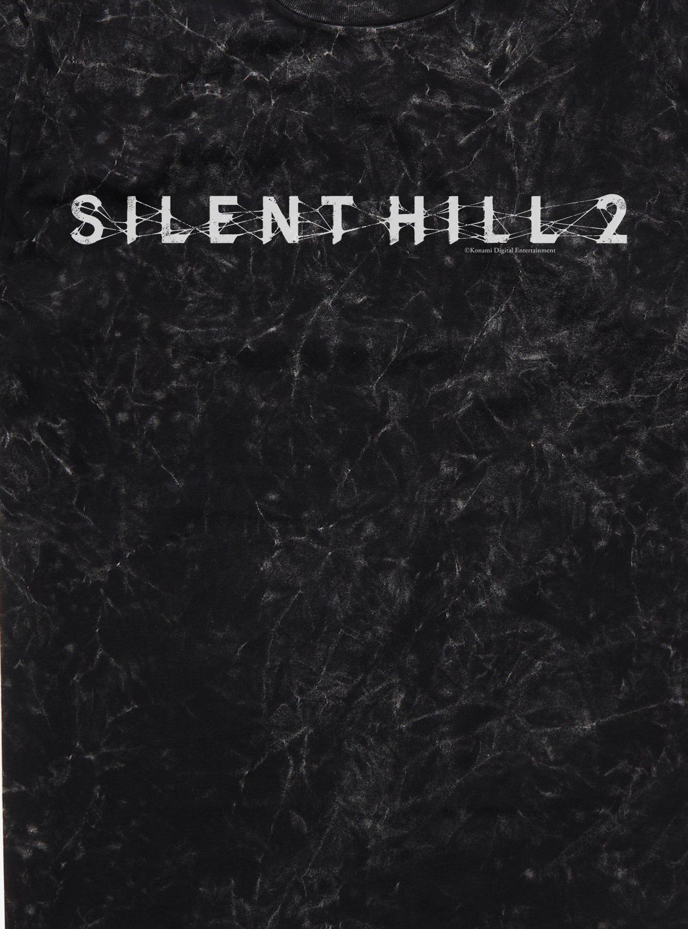 Silent Hill 2 Logo Mineral Wash T-Shirt, , hi-res