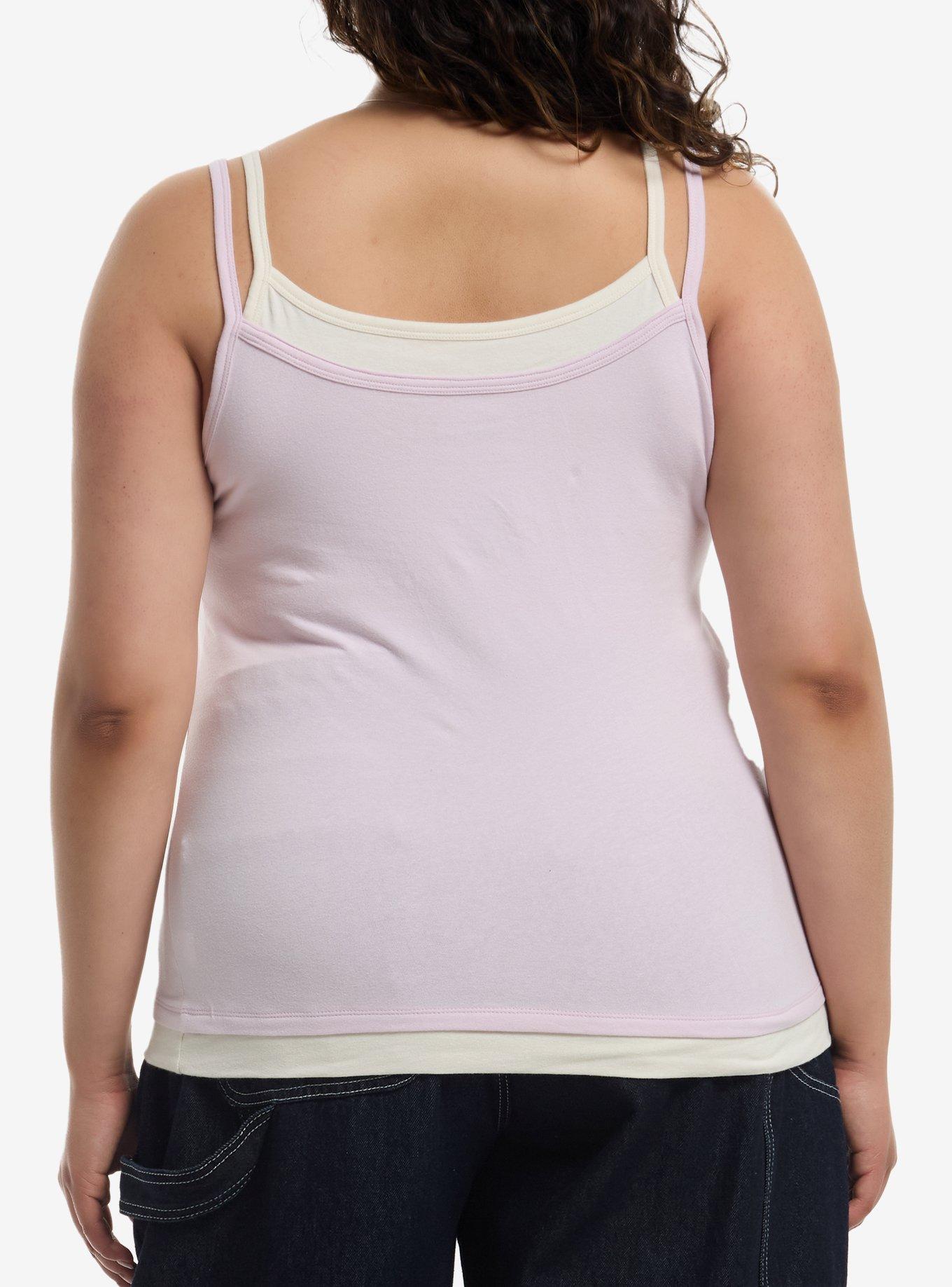 One Piece Chopper Layered Girls Cami Plus Size, MULTI, alternate