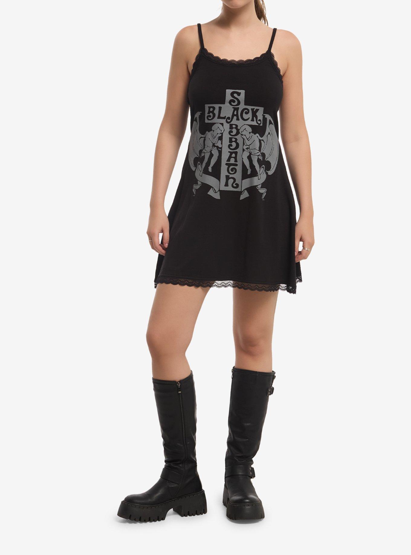 Black Sabbath Cross Angels Cami Dress, , hi-res