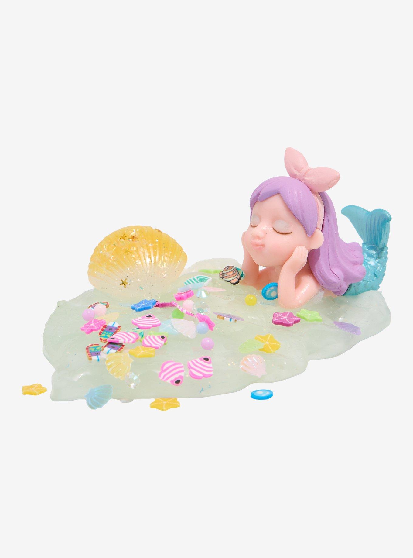 Kawaii Mermaid Cove Clear Sun & Sand Scented Slime