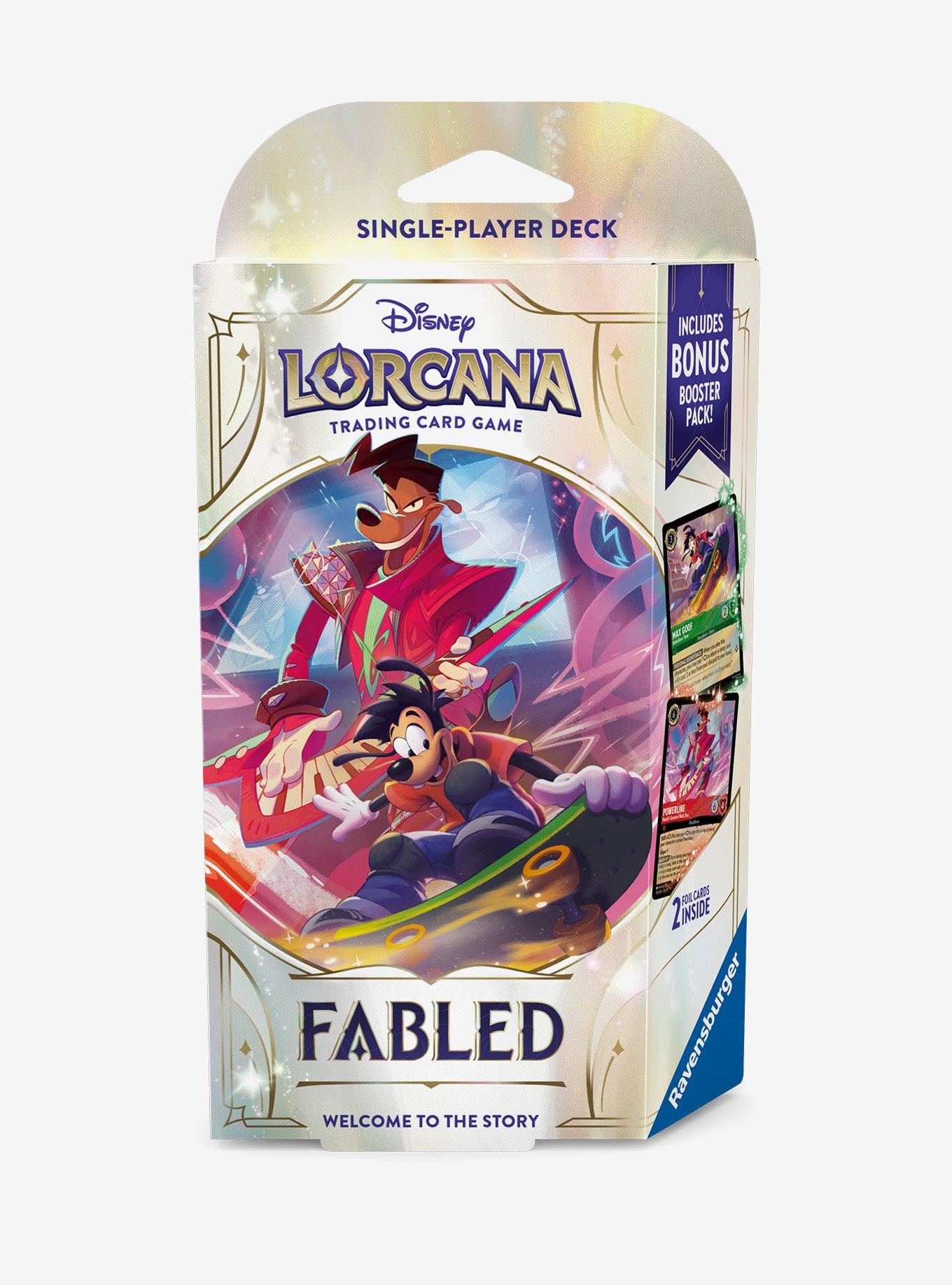 Disney Lorcana Trading Card Game Fabled Single-Player Deck
