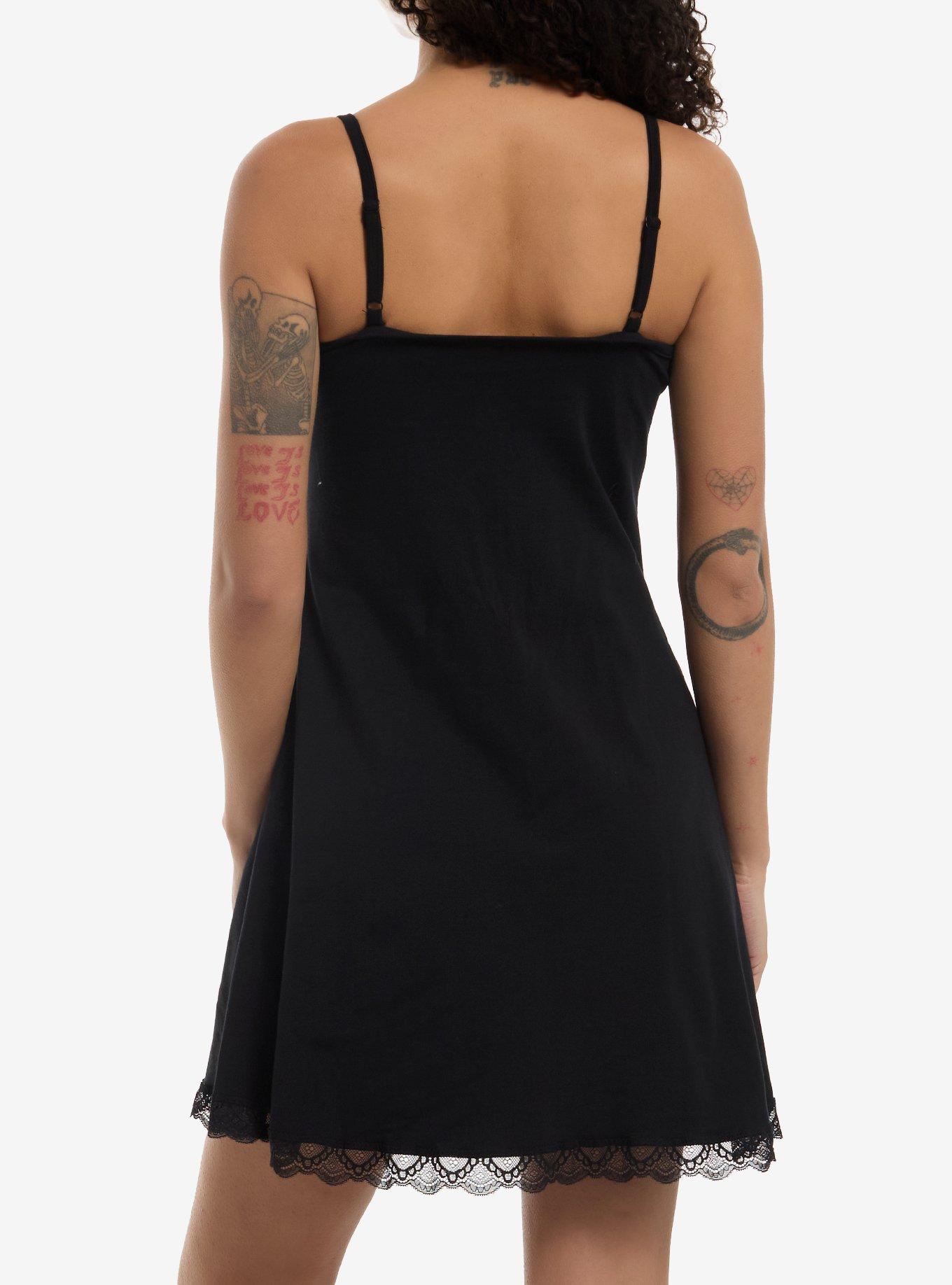 Fall Out Boy Grim Reaper Cami Dress, BLACK, alternate