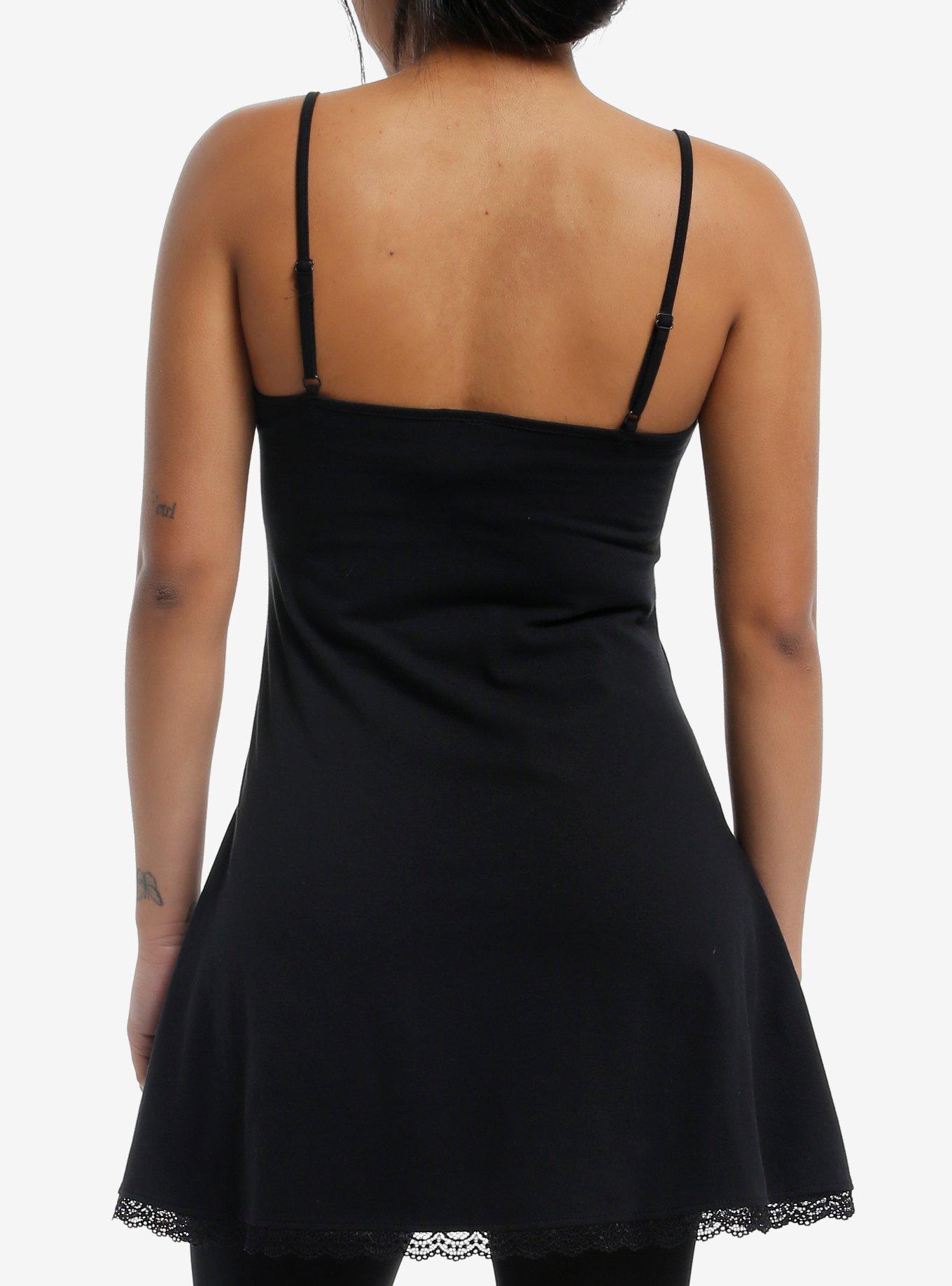 Evanescence Logo Filigree Cami Dress, BLACK, alternate