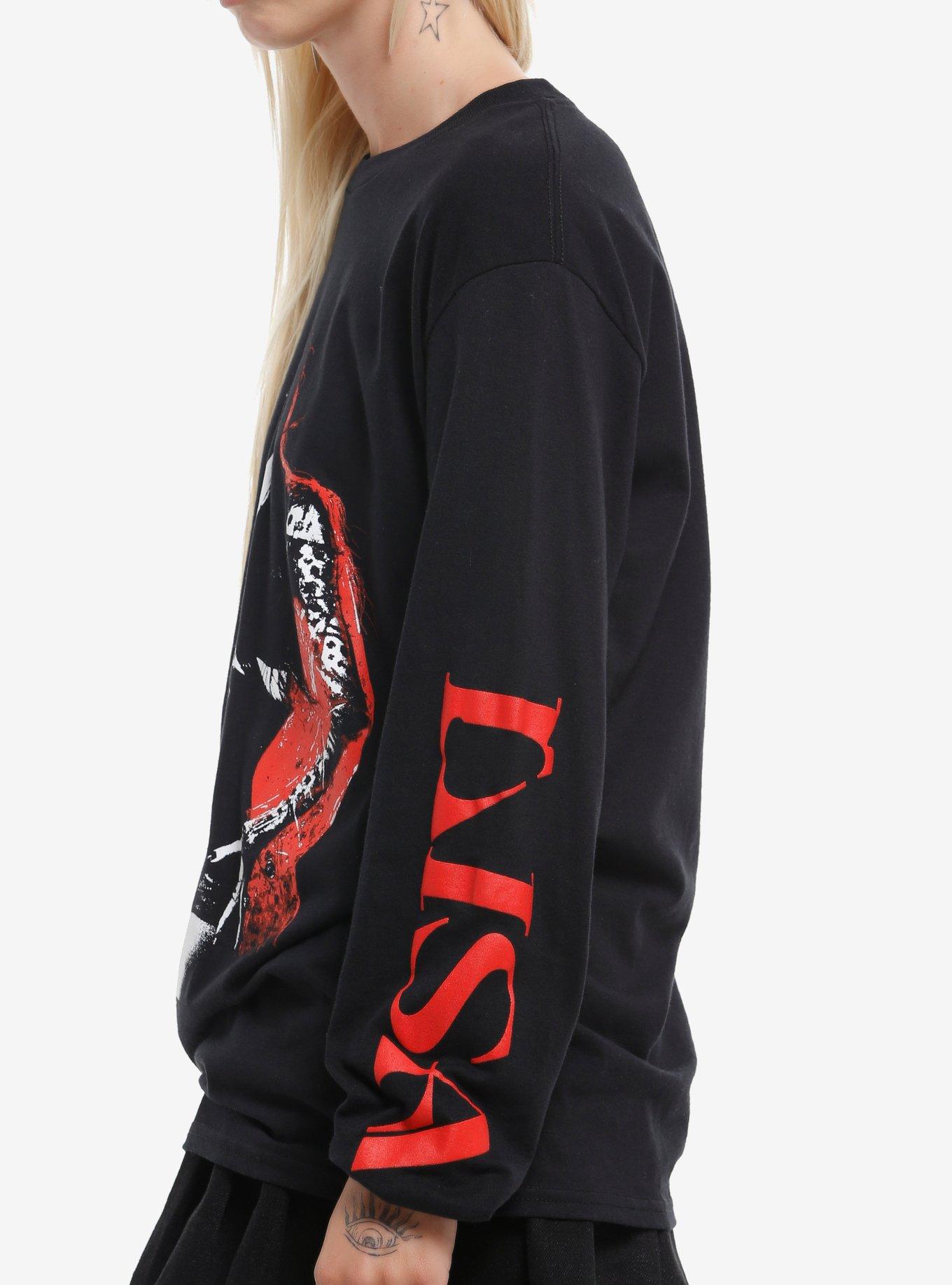 LISA Red & Black Portrait Long-Sleeve T-Shirt, BLACK, alternate