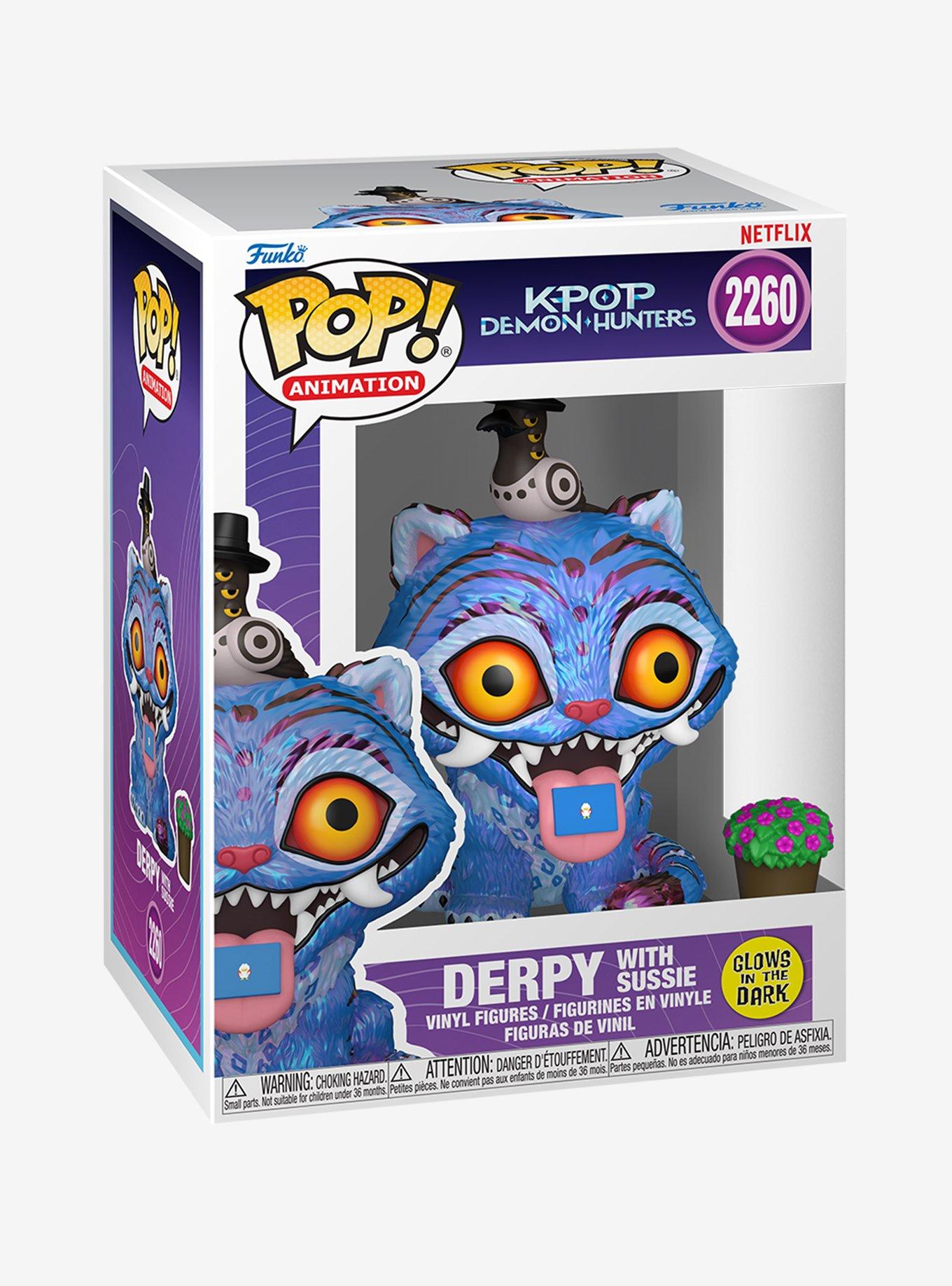 Funko Pop! Animation KPop Demon Hunters Derpy with Sussie Glow-in-the-Dark Vinyl Figure, , alternate