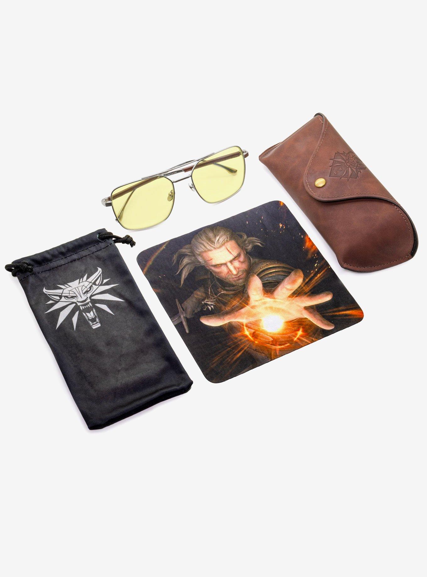 Witcher x GUNNAR White Wolf Amber Tint Blue Light Glasses, , hi-res