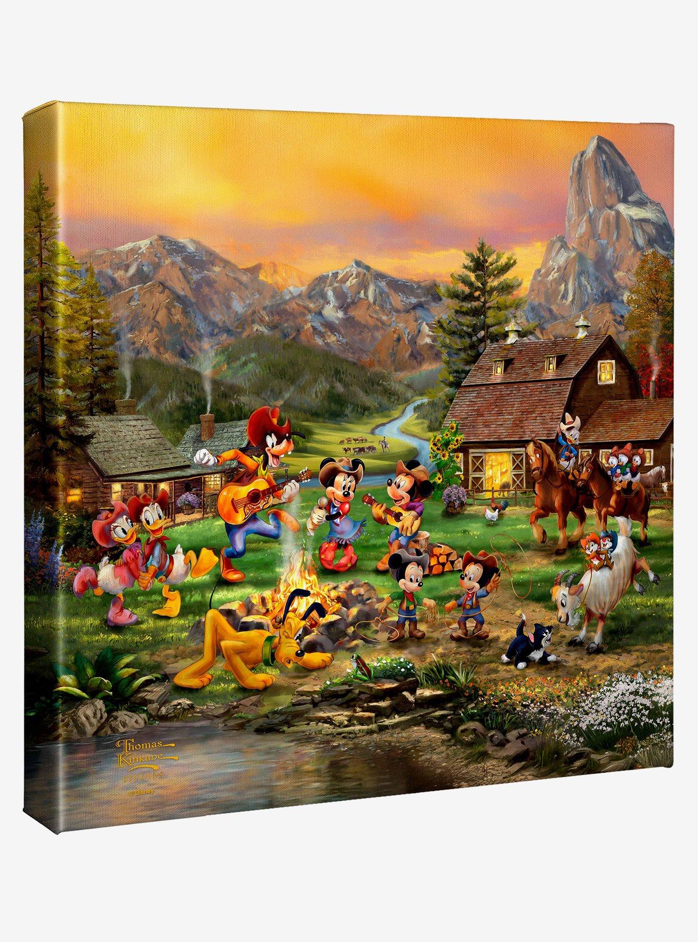 Disney Mickey & Minnie Rocky Mountain Round-Up Gallery Wrapped Canvas, , hi-res